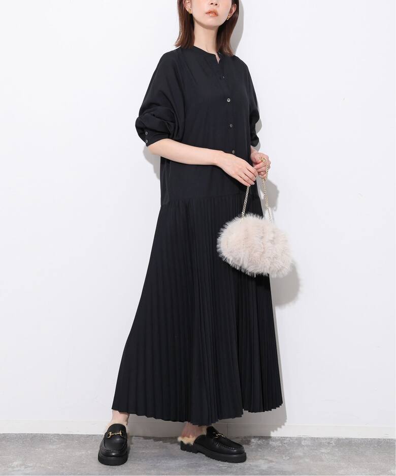 追加》ロープリーツワンピース（ワンピース）｜SLOBE IENA（スローブ  