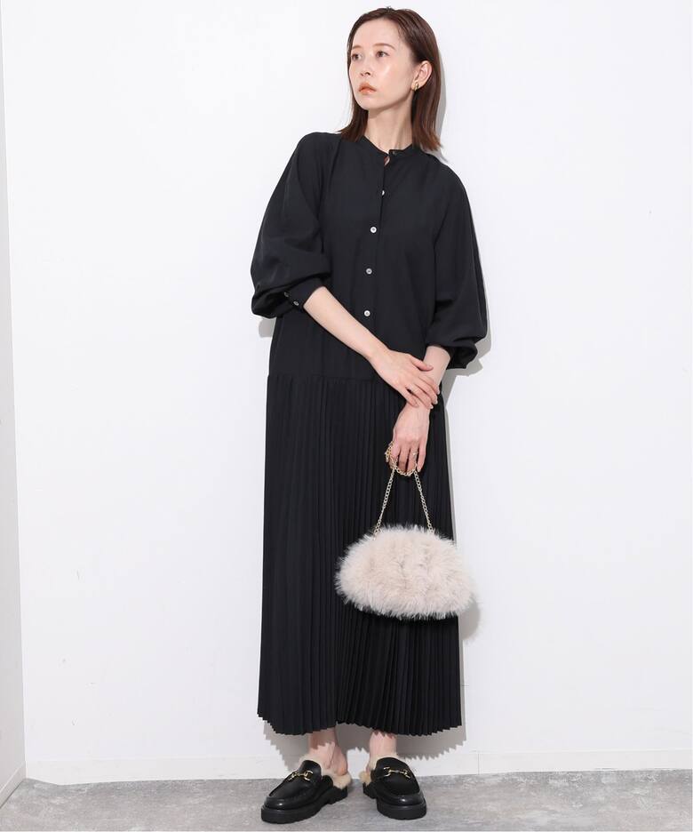 追加》ロープリーツワンピース（ワンピース）｜SLOBE IENA（スローブ  