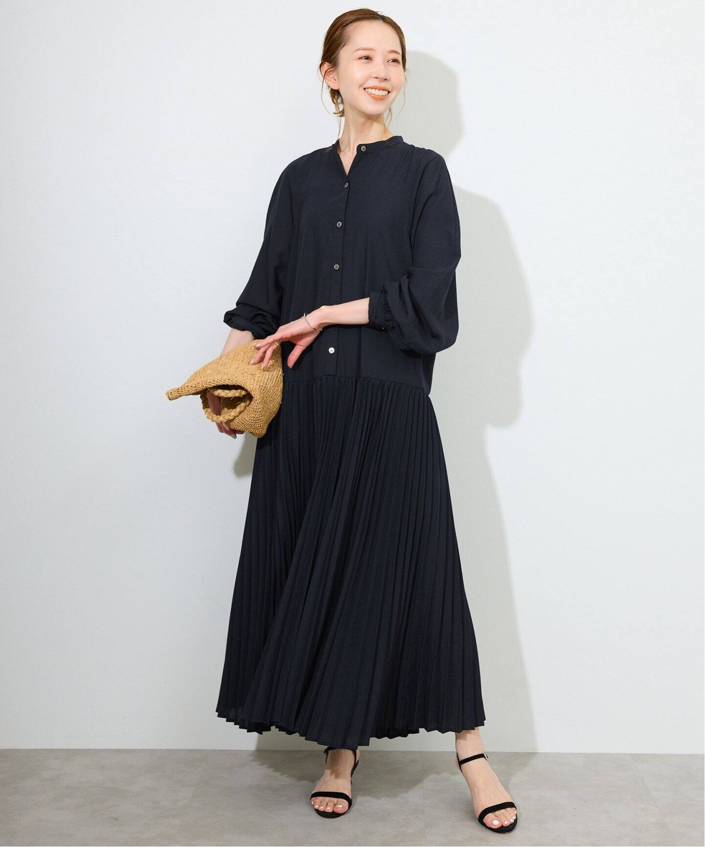 追加》ロープリーツワンピース（ワンピース）｜SLOBE IENA（スローブ  