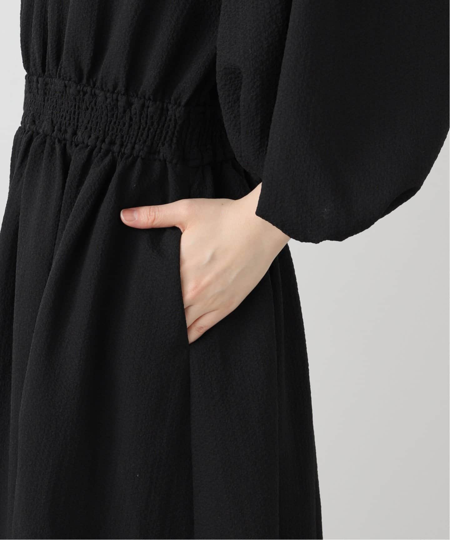 SLOBE IENA POCOPOCO フレア ワンピース ブルー 新品未使用 SLOBE IENA POCOPOCO フレア ワンピース ブルー 新品未使用
