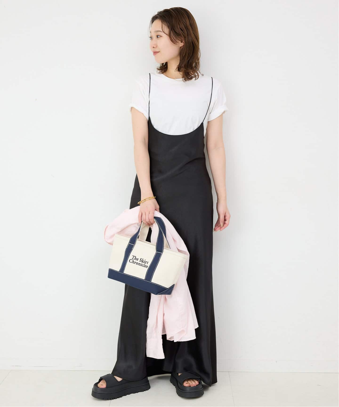 スローブイエナ　キャミワンピース Pe/Ry ストレッチキャミワンピース（ワンピース）｜SLOBE IENA