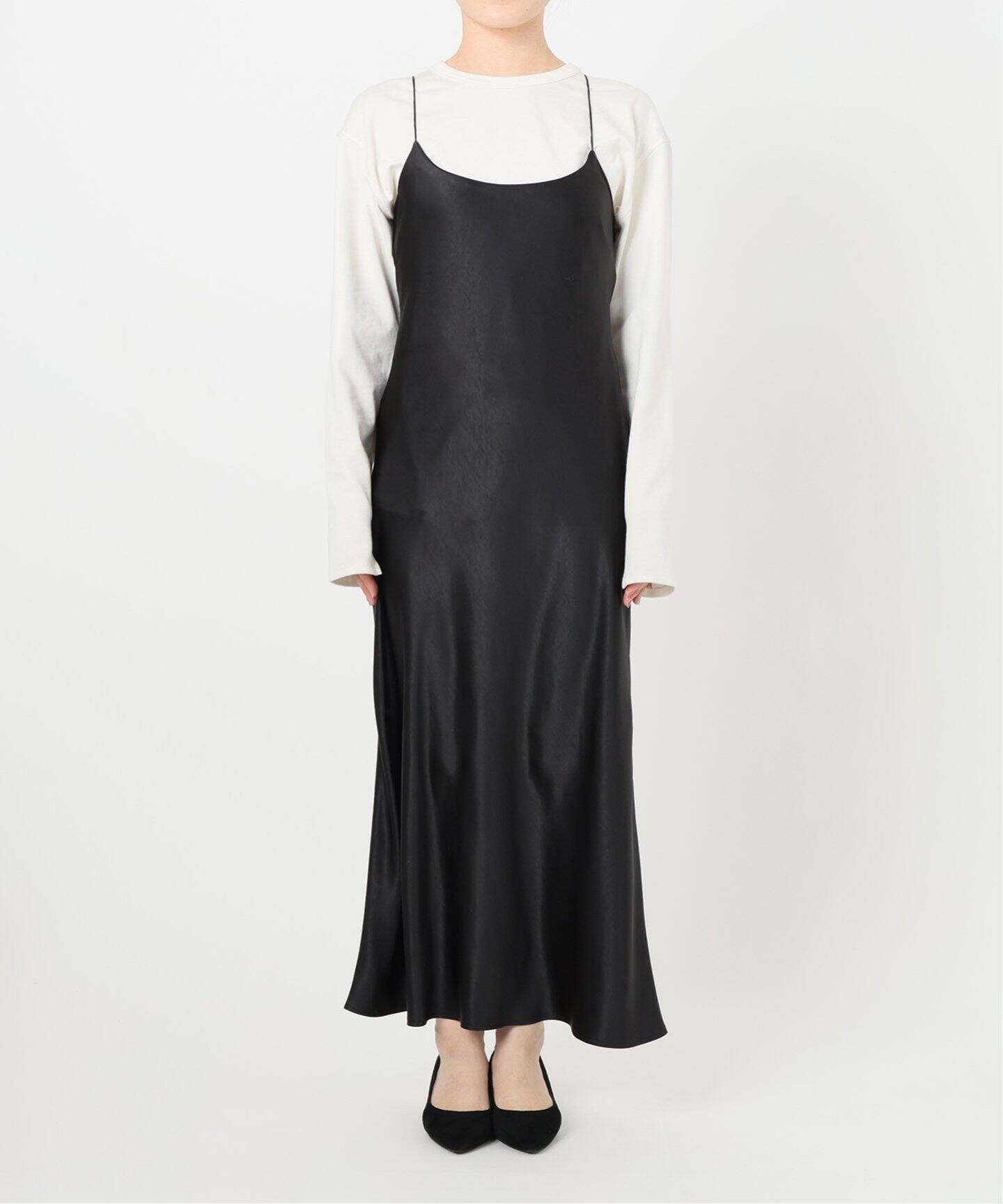 サテンナローキャミワンピース（ワンピース）｜SLOBE IENA（スローブ  