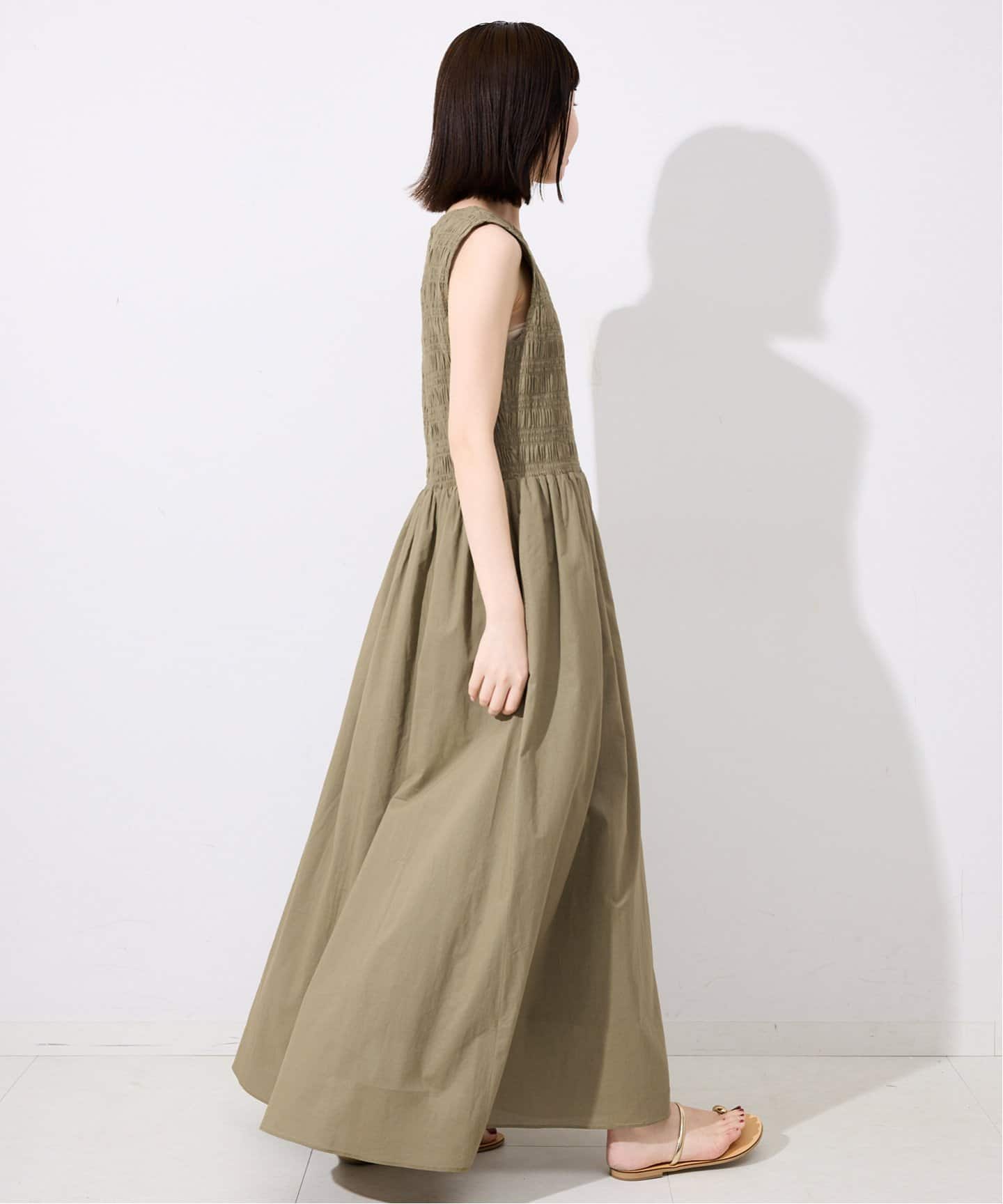 SLOBE IENA コットンシャーリングノースリーブワンピース コットンシャーリングノースリーブワンピース（ワンピース