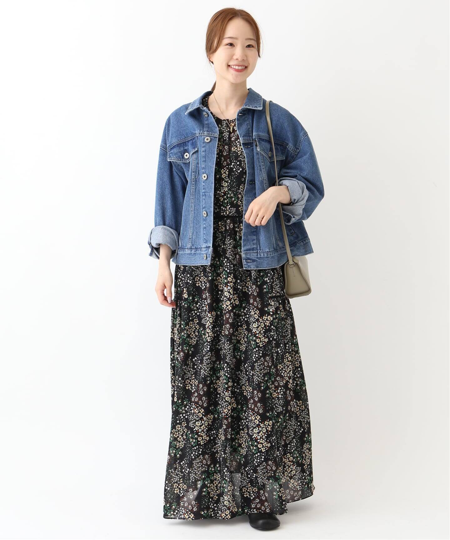 SLOBE IENA FLOWER PRINT ワンピース WEB限定/追加2》FLOWER PRINT ワンピース（ワンピース）｜SLOBE IENA