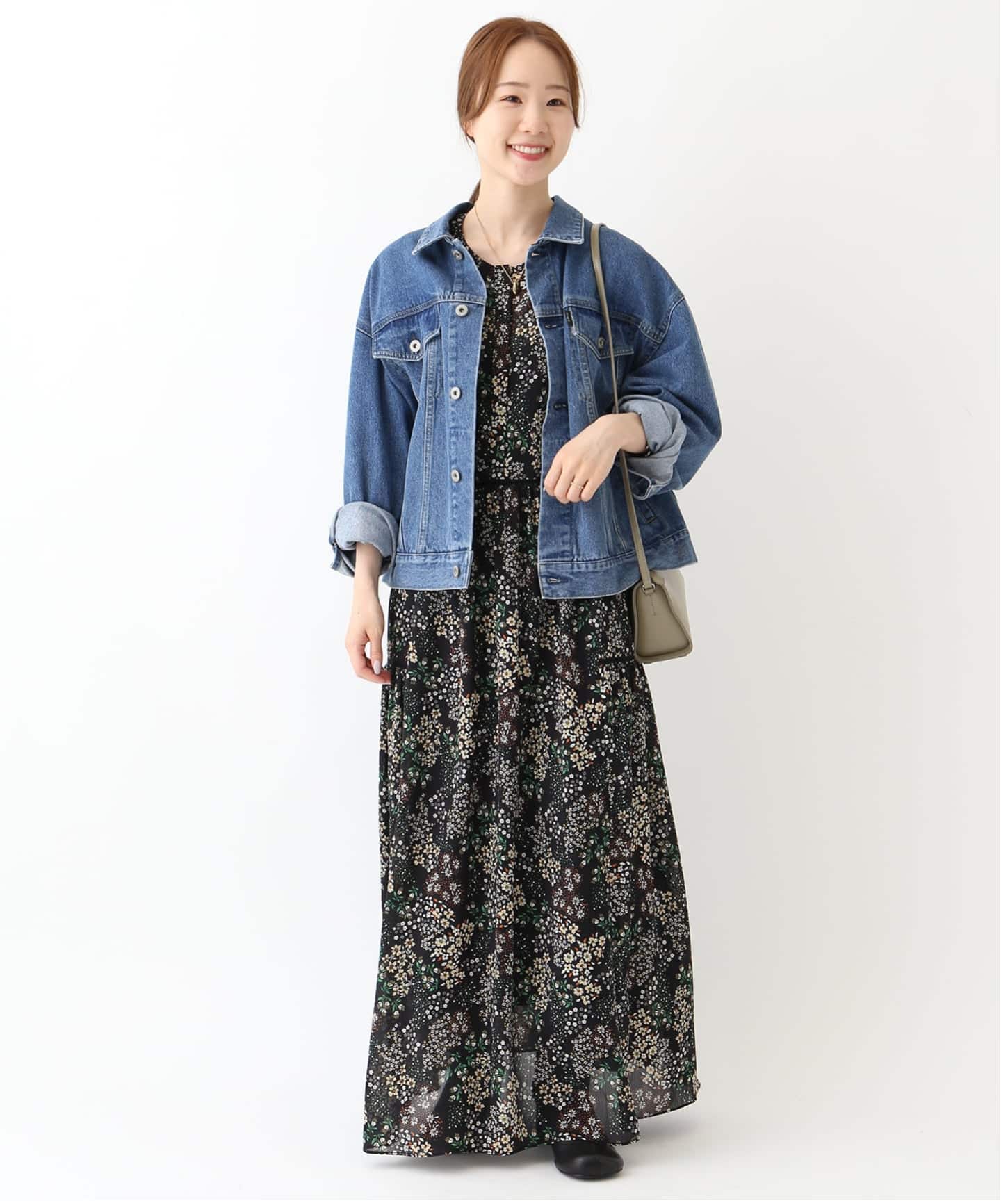 SLOBE IENA◾️FLOWER PRINT ワンピース SLOBE IENA｜《WEB限定/追加4予約》FLOWER PRINT ワンピース