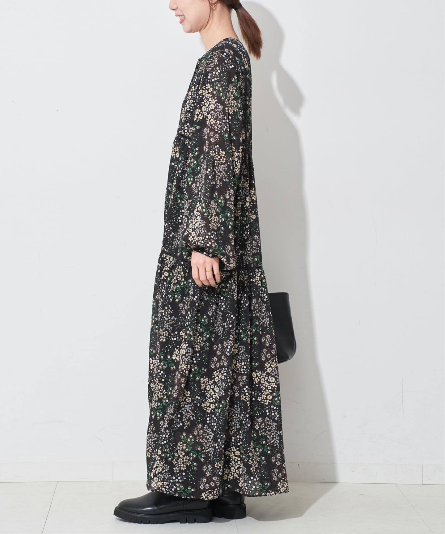 WEB限定/追加5》FLOWER PRINT ワンピース（ワンピース）｜SLOBE IENA