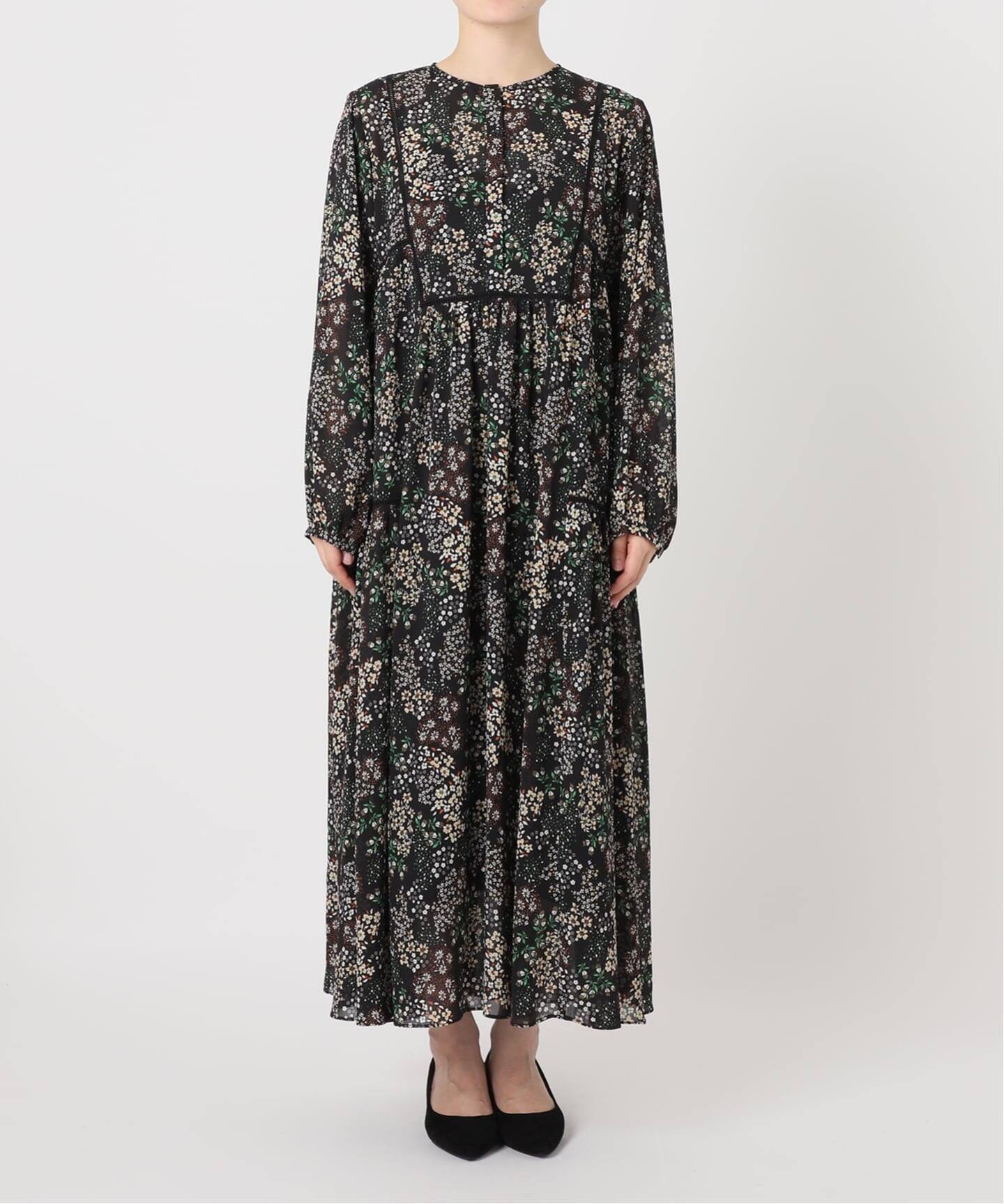 WEB限定/追加5予約》FLOWER PRINT ワンピース（ワンピース）｜SLOBE