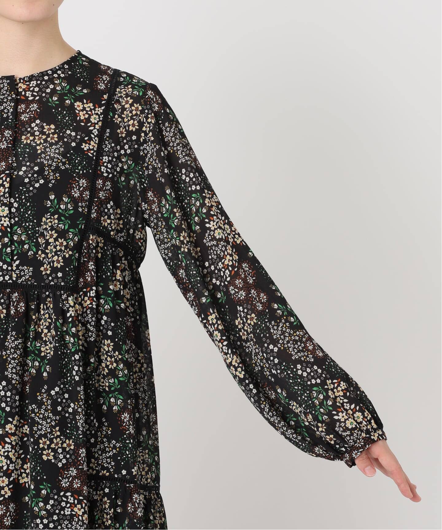 WEB限定/追加5予約》FLOWER PRINT ワンピース（ワンピース）｜SLOBE