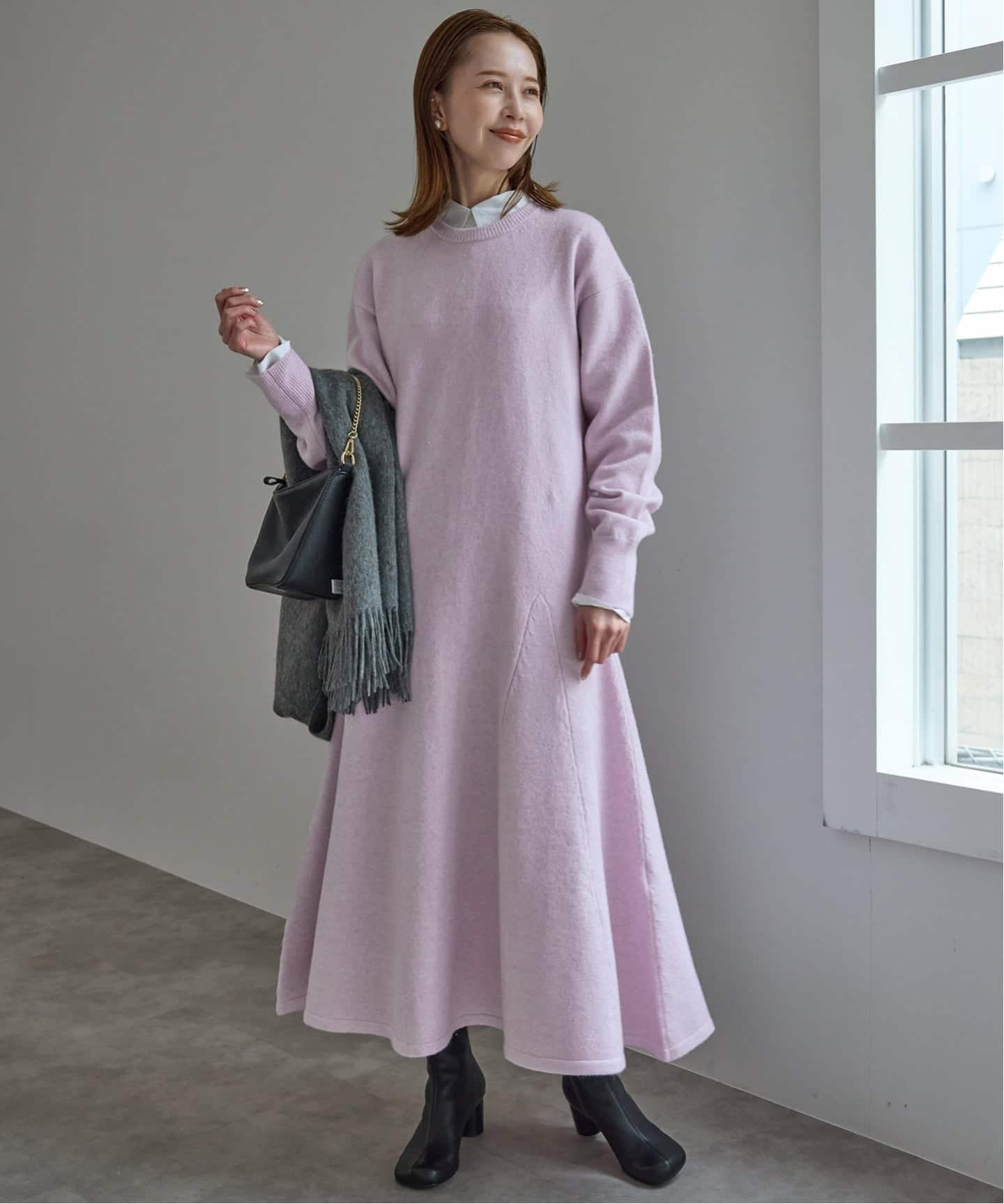 フレアーニットワンピース（ワンピース）｜SLOBE IENA（スローブ