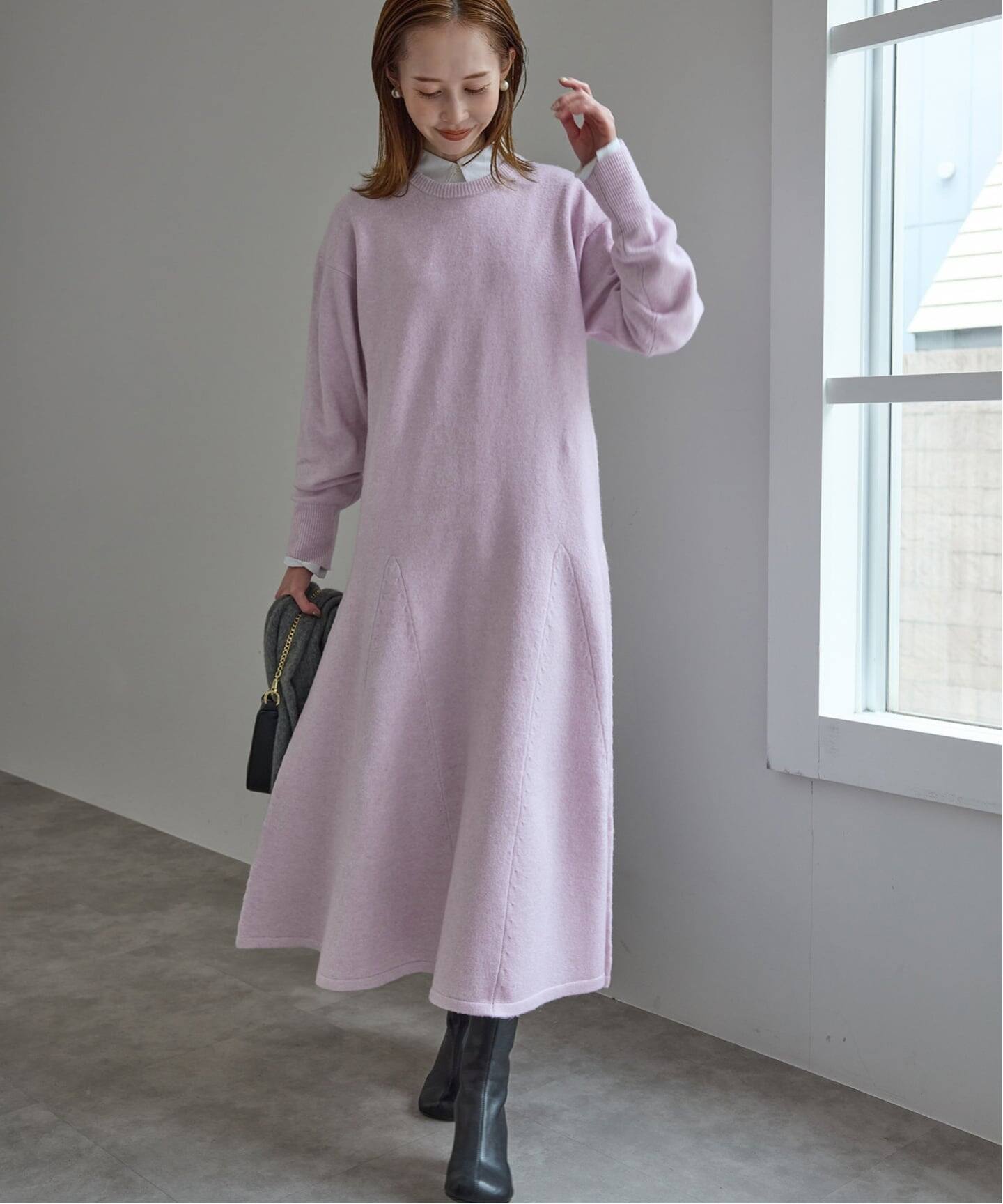 フレアーニットワンピース（ワンピース）｜SLOBE IENA（スローブ