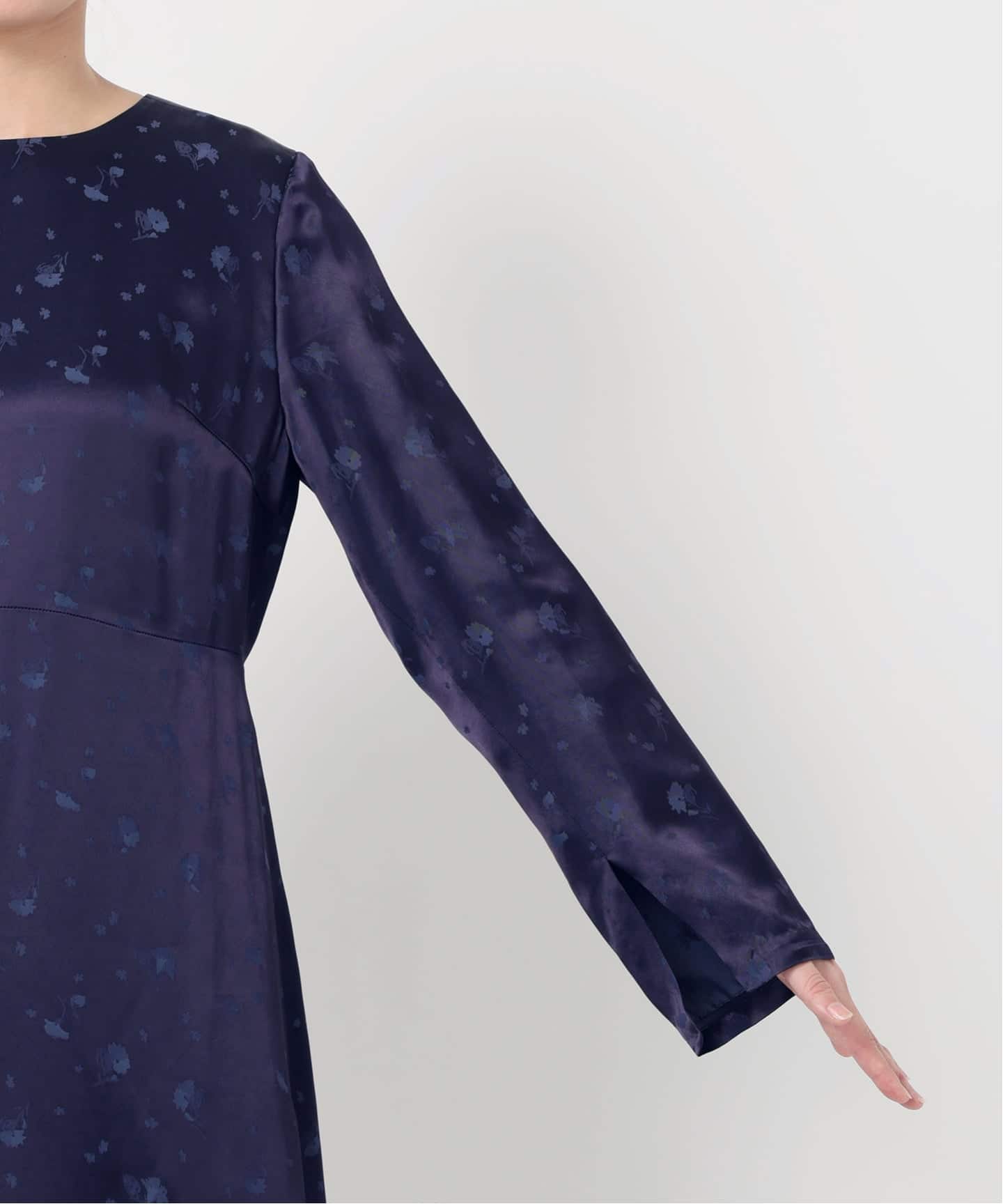 habi フラワージャガードドレス（ワンピース）｜SLOBE IENA（スローブ