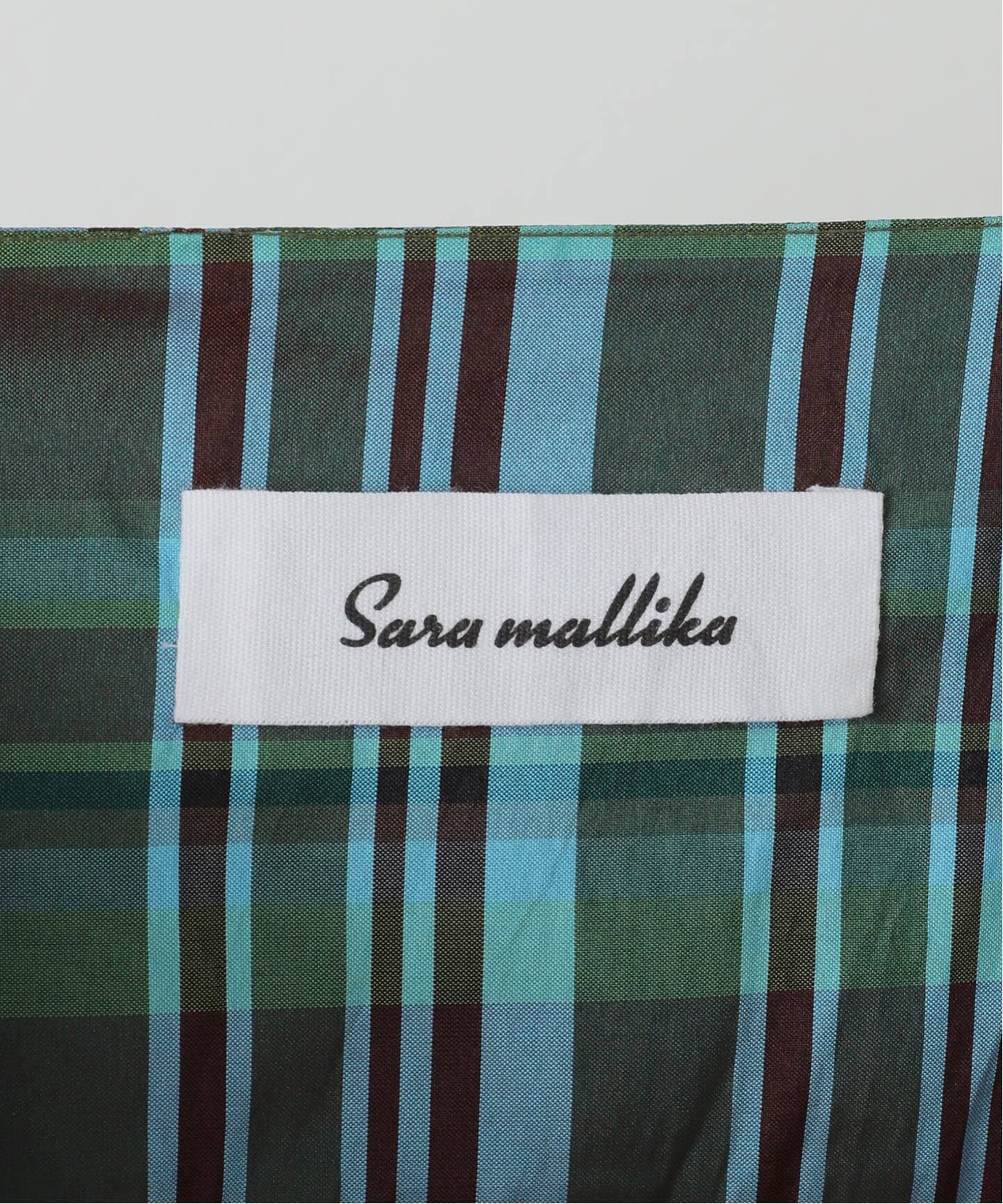sara mallika/サラ マリカ マドラスチェックドレス（ワンピース