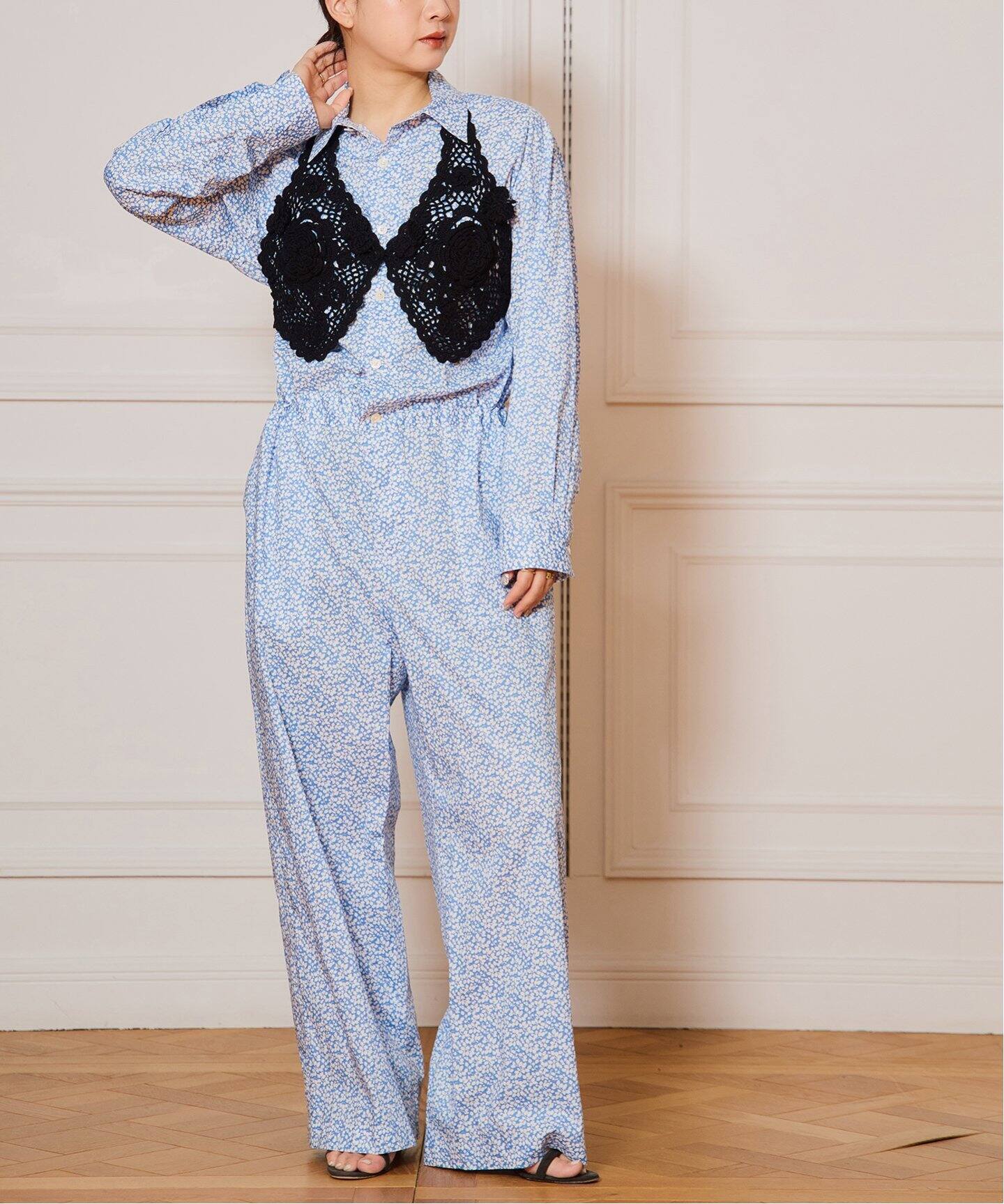 IENA リップルコットンオールインワン IENA リップルコットン