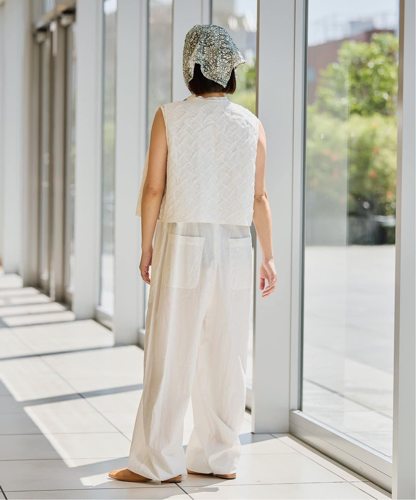 IENA LA BOUCLE カットワークレースオールインワン（つなぎ