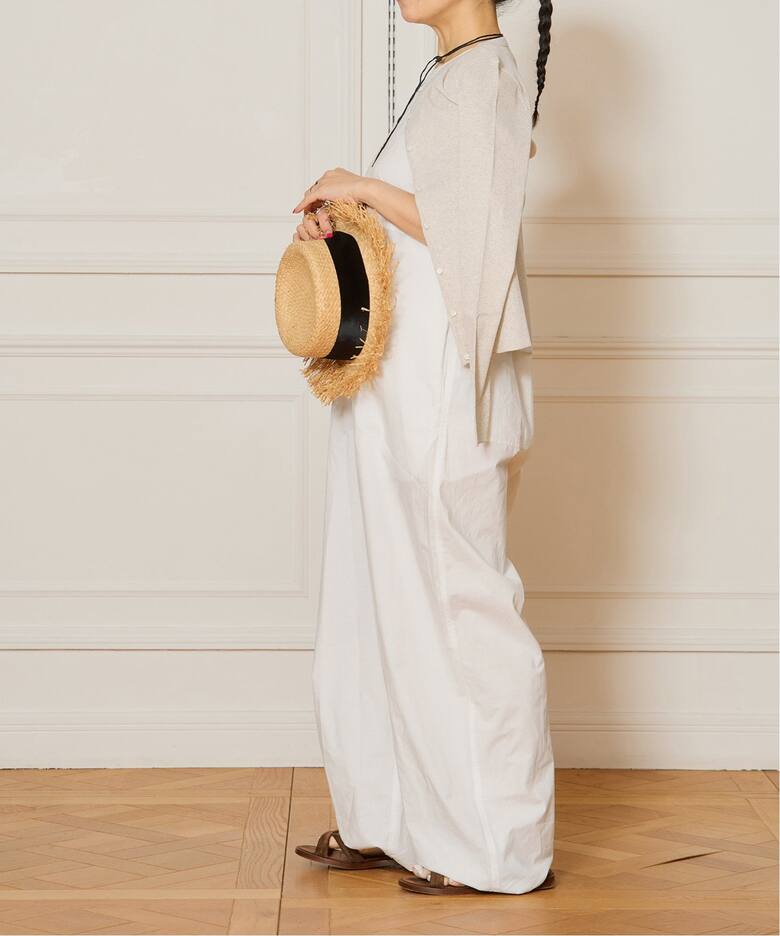 IENA LA BOUCLE カットワークレースオールインワン（つなぎ 