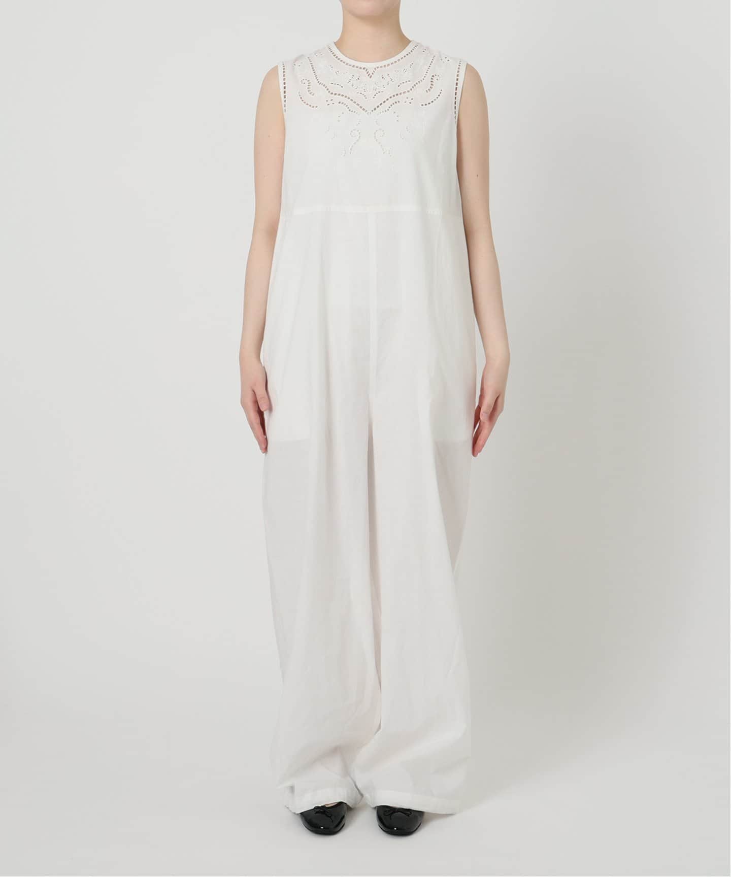 IENA LA BOUCLE カットワークレースオールインワン IENA LA BOUCLE カットワークレースオールインワン（つなぎ