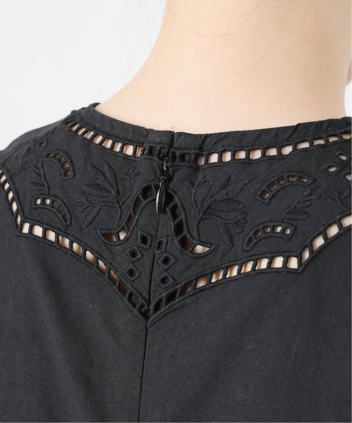 追加》IENA LA BOUCLE カットワークレースオールインワン2（つなぎ