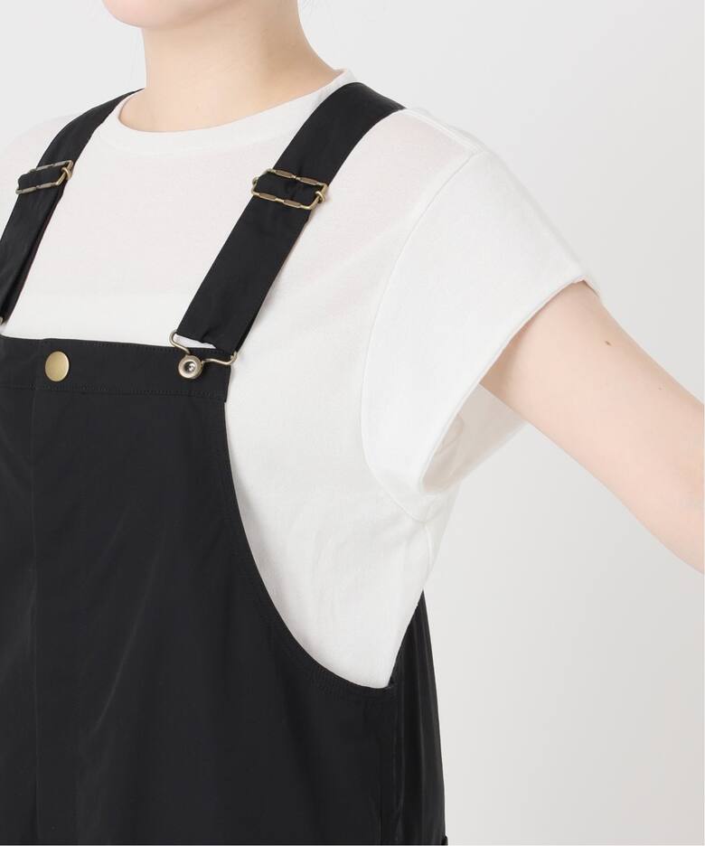 IENA LA BOUCLE 撥水ナイロンタフタオーバーオール（サロペット 
