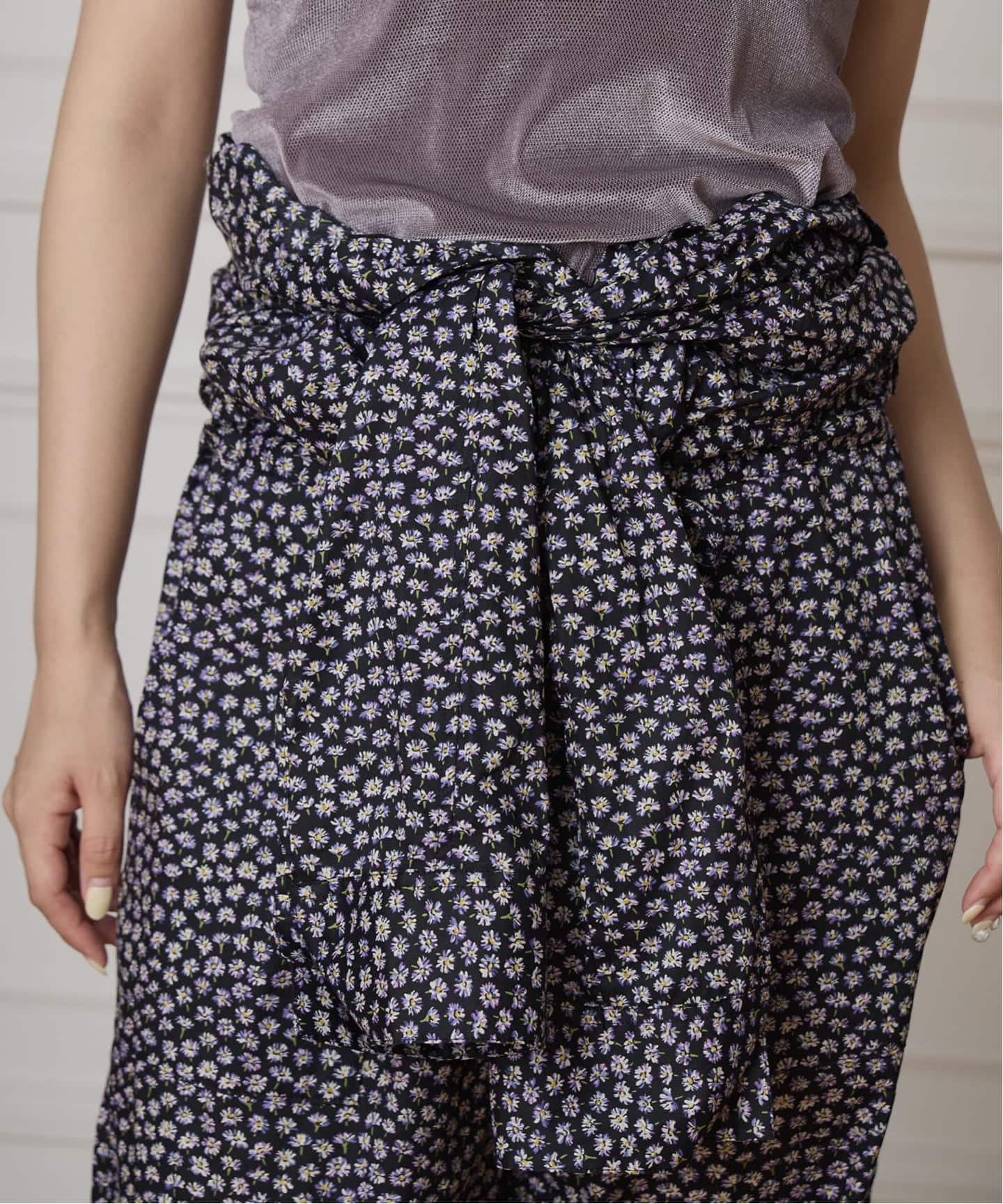 IENA LA BOUCLE LIBERTYコットンローンオールインワン（つなぎ