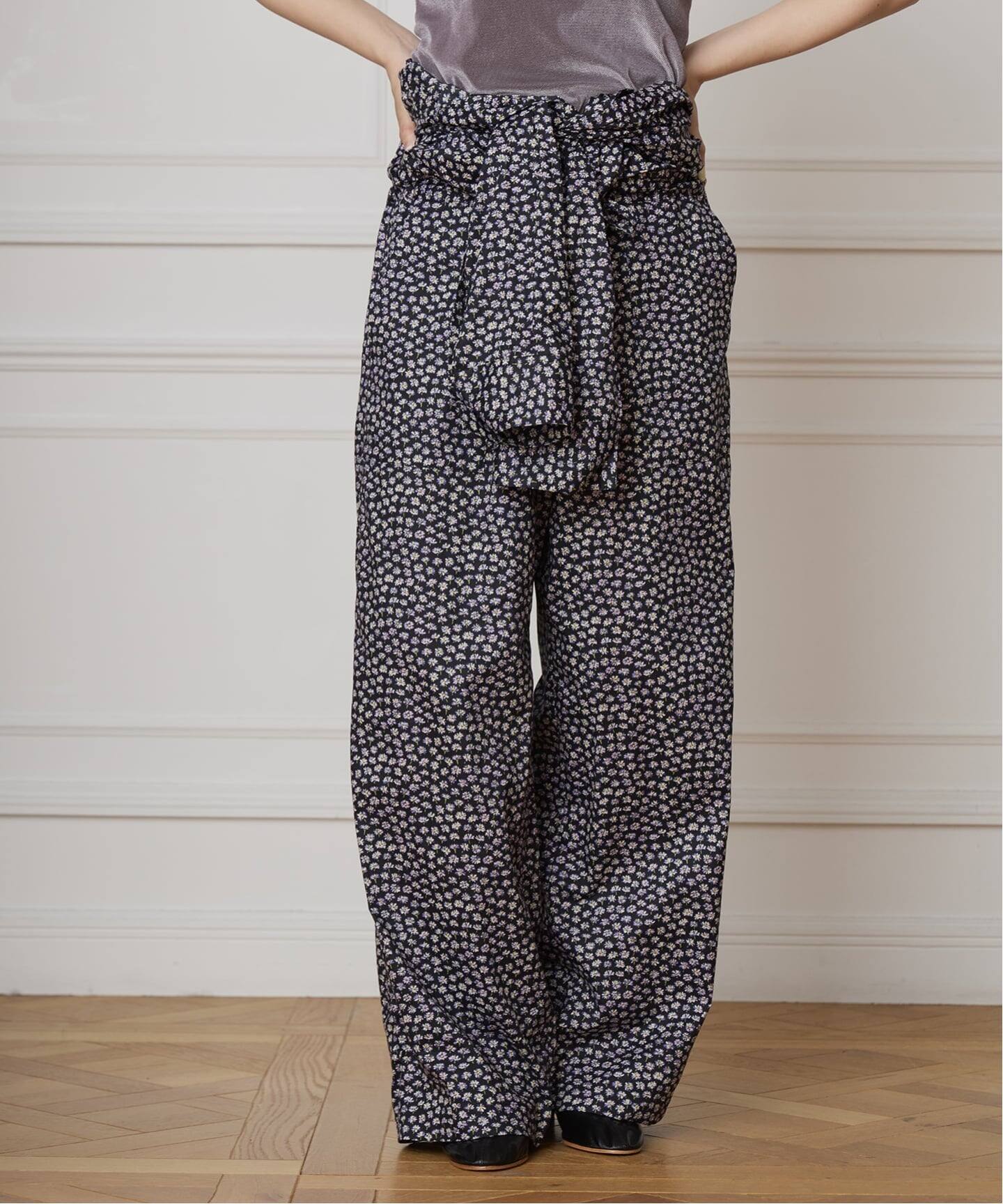IENA LA BOUCLE LIBERTYコットンローンオールインワン（つなぎ
