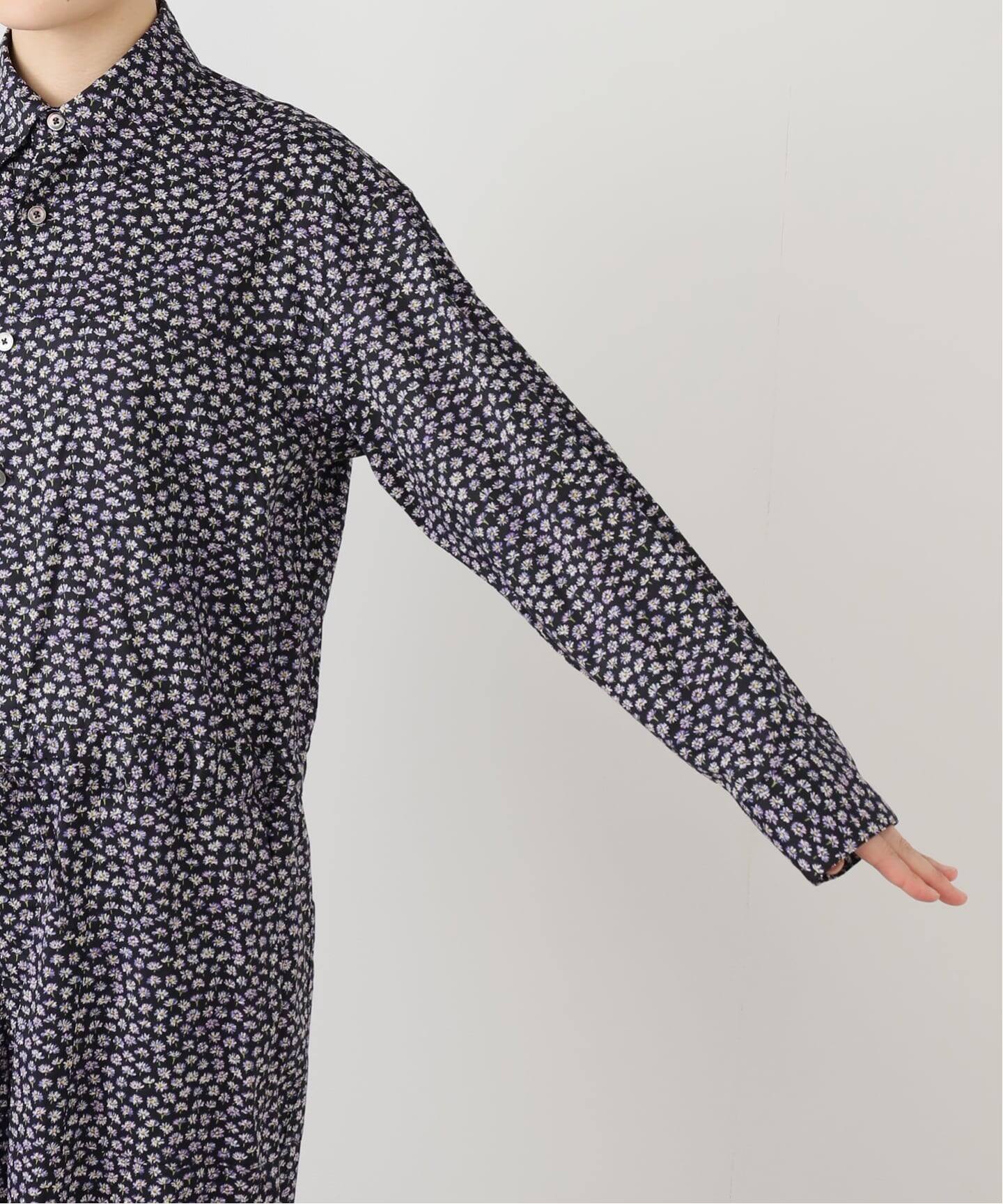 IENA LA BOUCLE LIBERTYコットンローンオールインワン（つなぎ