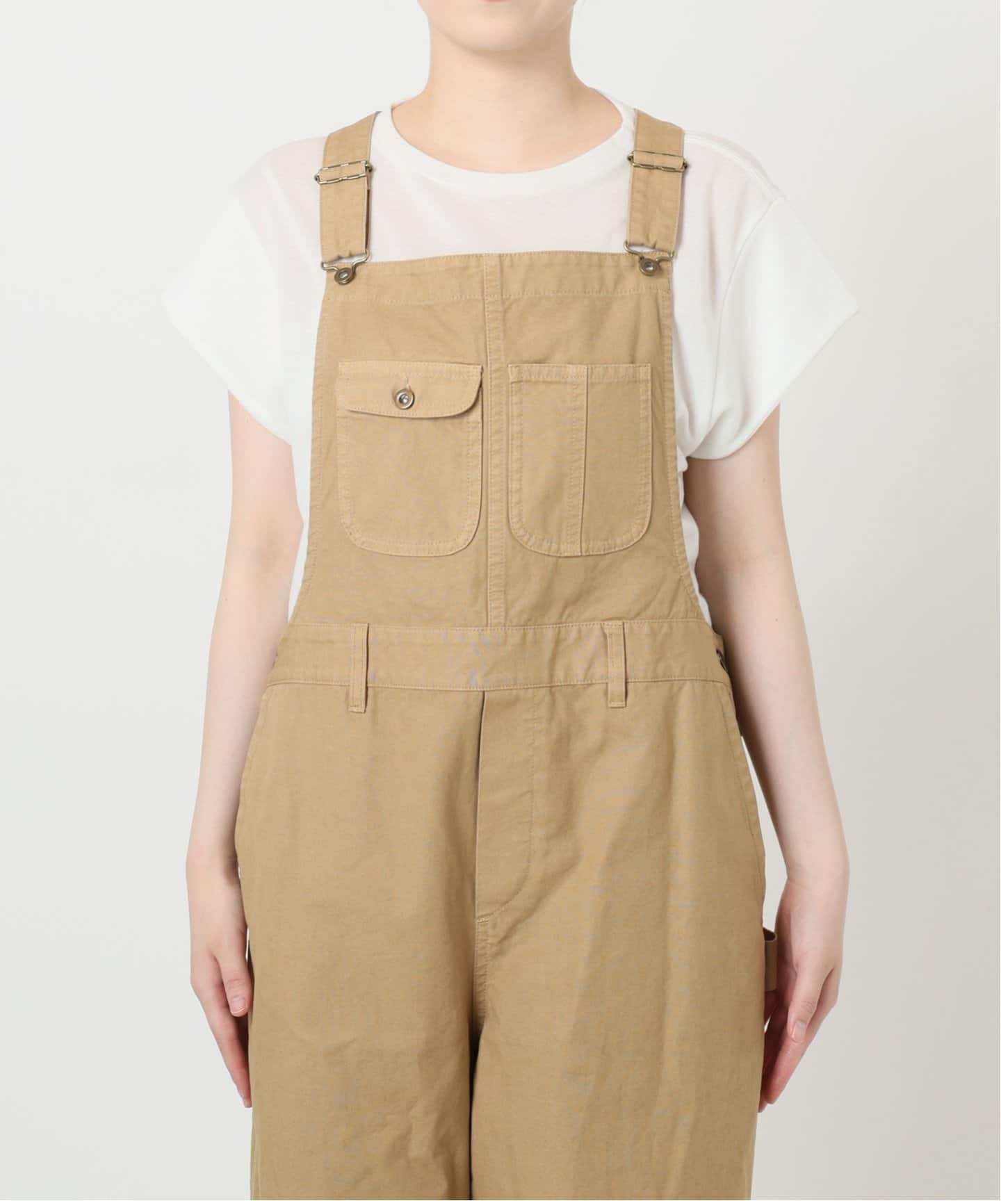 予約》IENA LA BOUCLE コットンダックオーバーオール