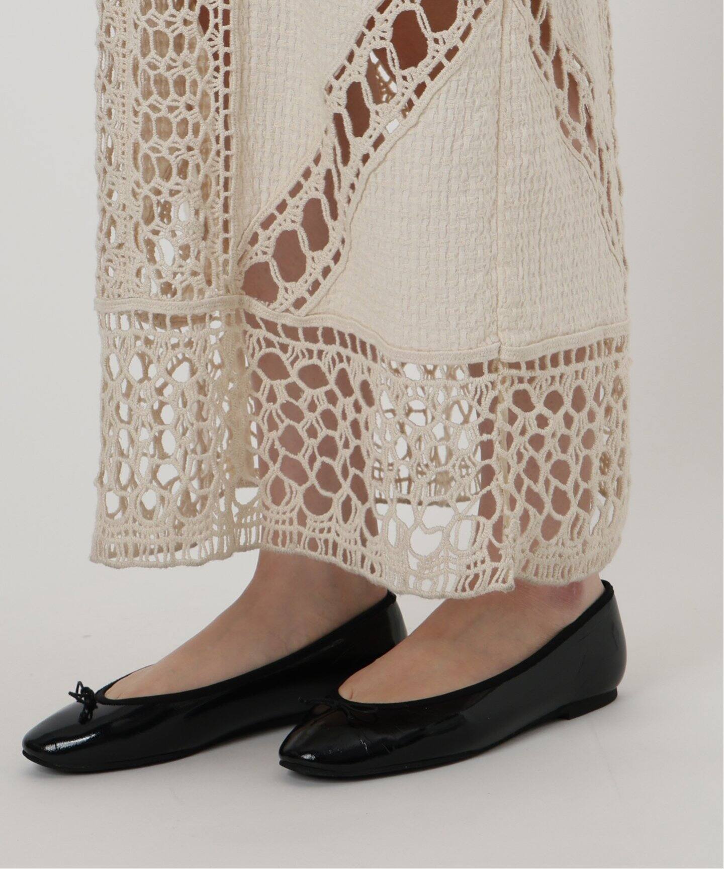 IENA LA BOUCLE クロシェMIXワンピース（ワンピース）｜IENA（イエナ  