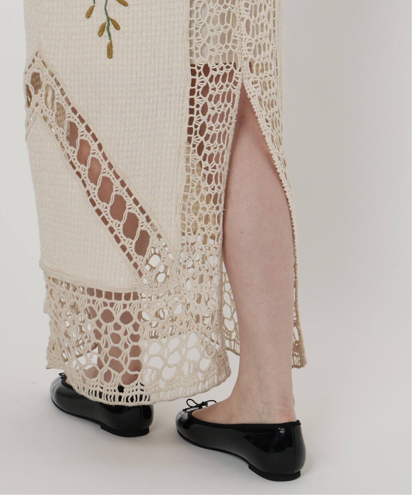 IENA LA BOUCLE クロシェMIXワンピース（ワンピース）｜IENA（イエナ  