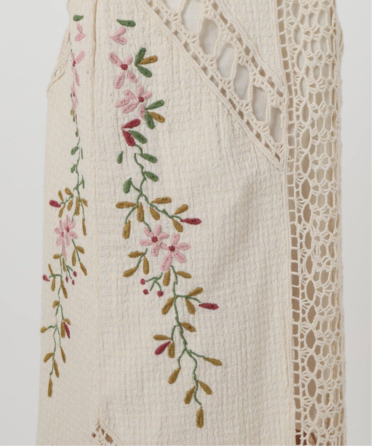 IENA LA BOUCLE クロシェMIXワンピース（ワンピース）｜IENA（イエナ  