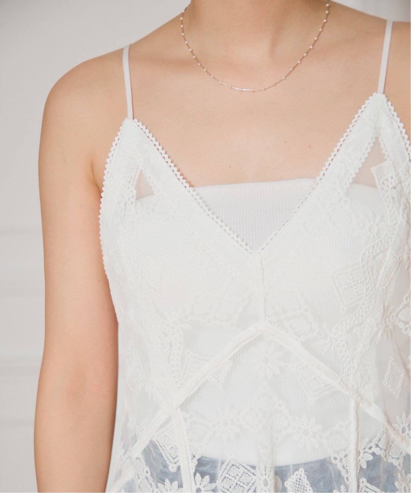 IENA LA BOUCLE チュールキャミワンピース（ワンピース）｜IENA 