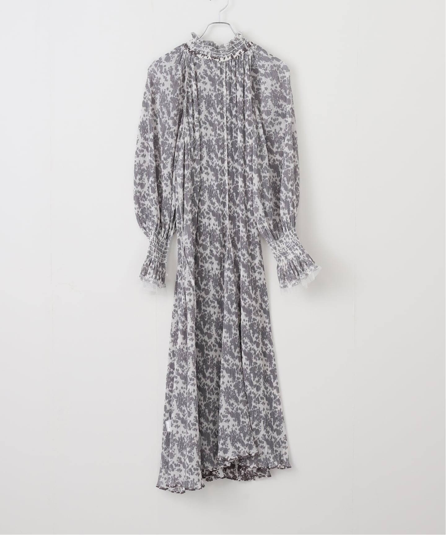 IENA LA BOUCLE プリントプリーツワンピース（ワンピース）｜IENA