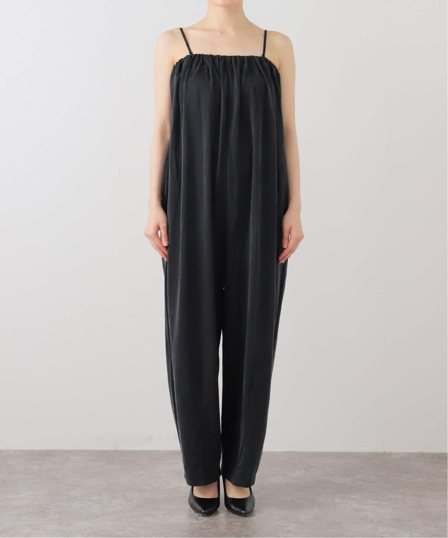 IENA LA BOUCLE キュプラベアオールインワン（つなぎ