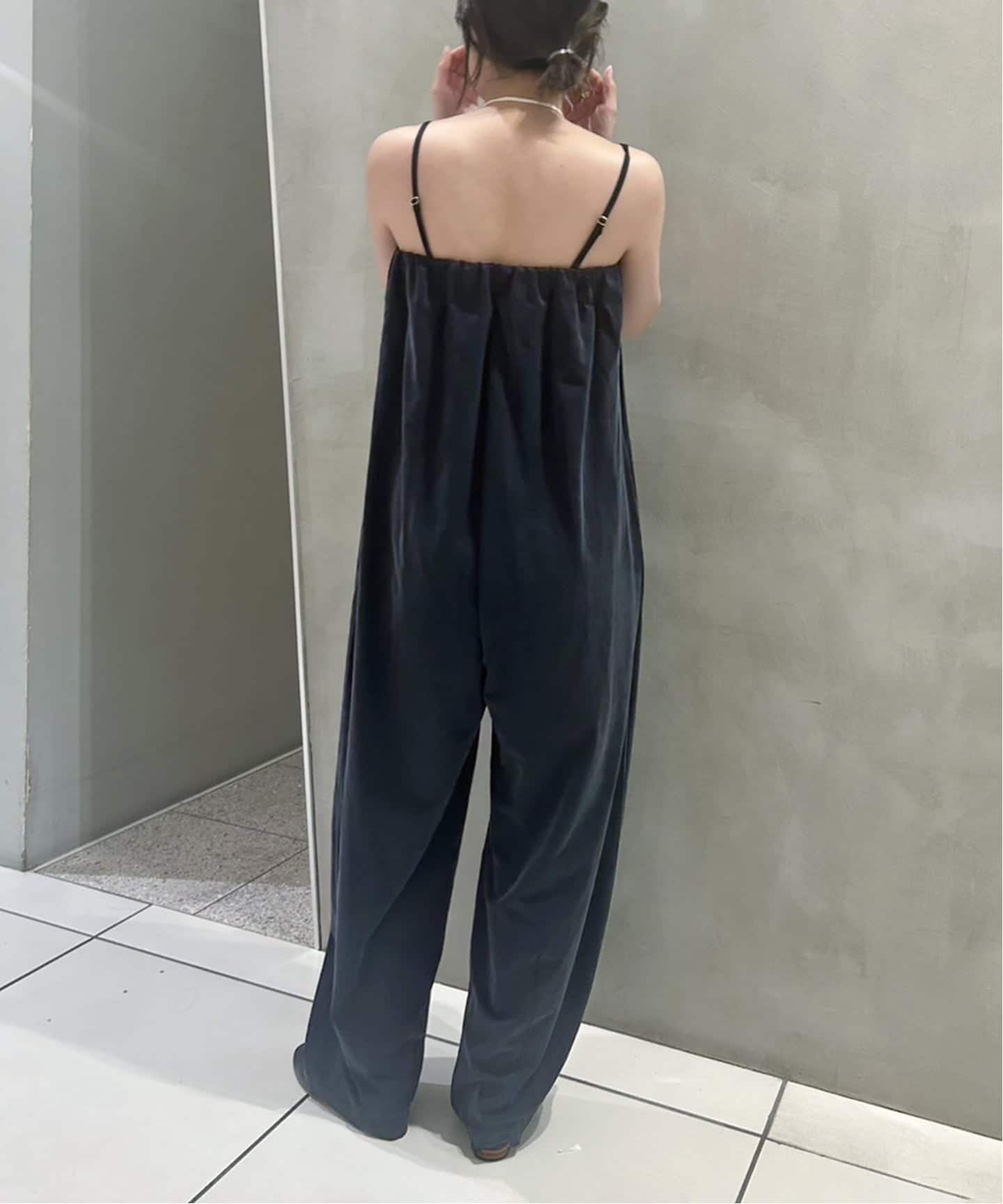 IENA LA BOUCLE キュプラベアオールインワン（つなぎ／オールインワン