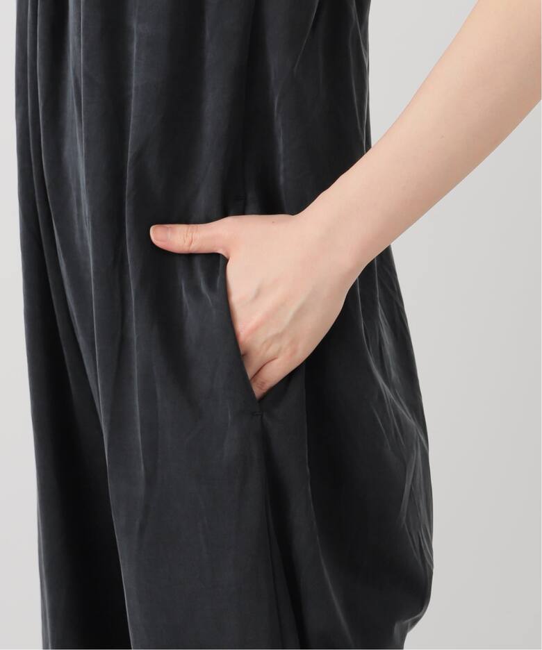 IENA LA BOUCLE キュプラベアオールインワン（つなぎ／オールインワン 