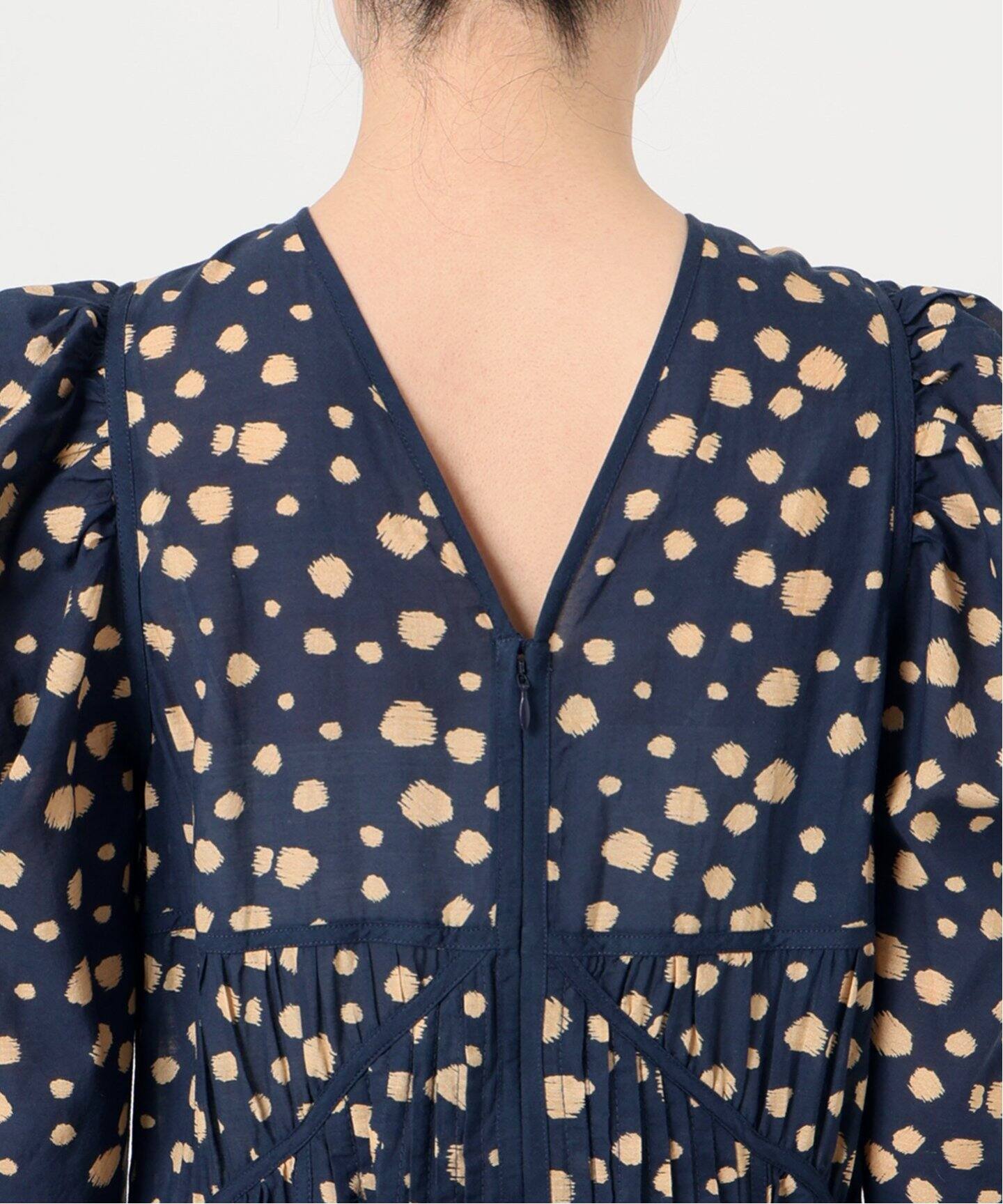 IENA LA BOUCLE ドットプリントワンピース（ワンピース）｜IENA 