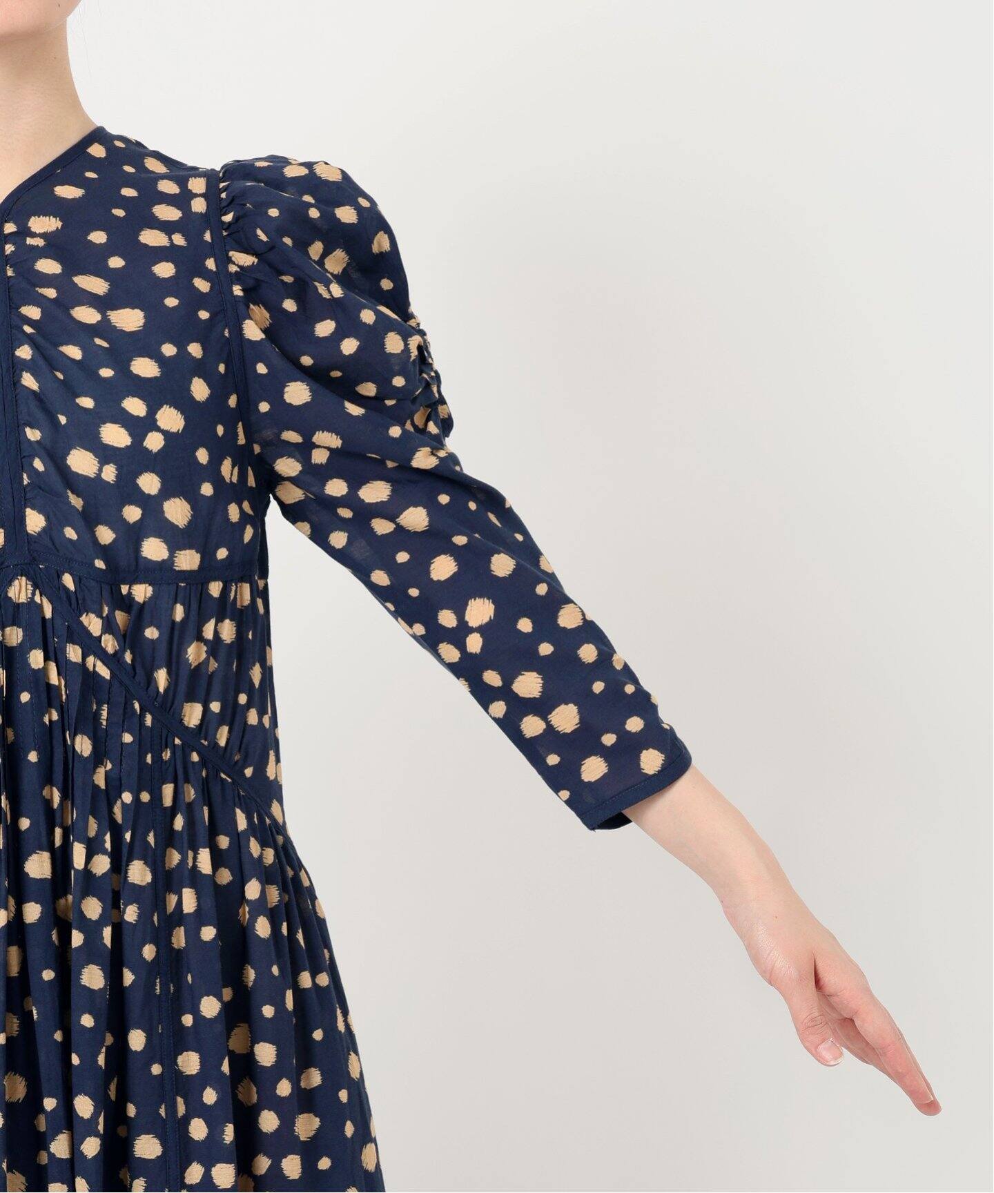 IENA LA BOUCLE ドットプリントワンピース（ワンピース）｜IENA  