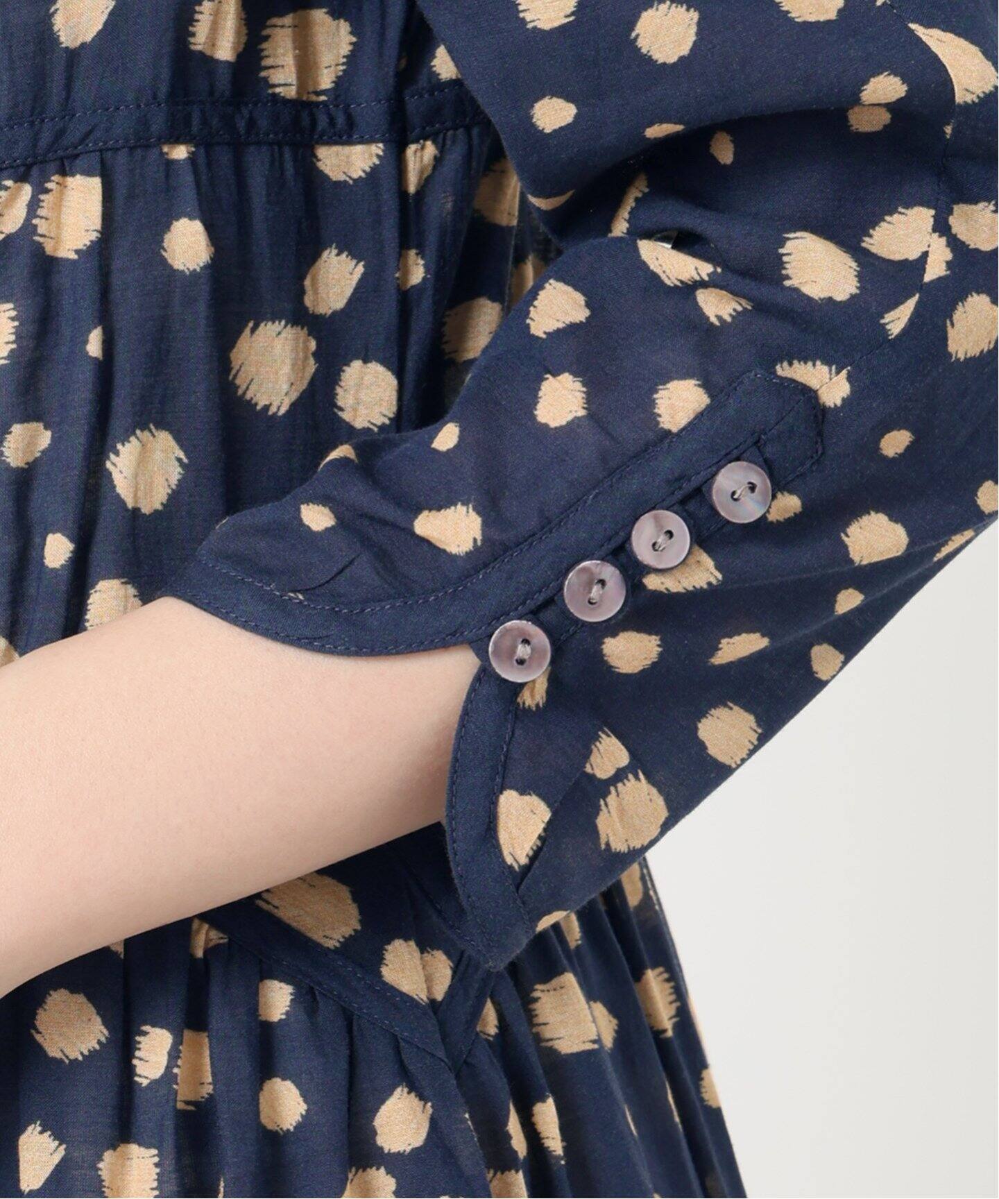 IENA LA BOUCLE ドットプリントワンピース（ワンピース）｜IENA  