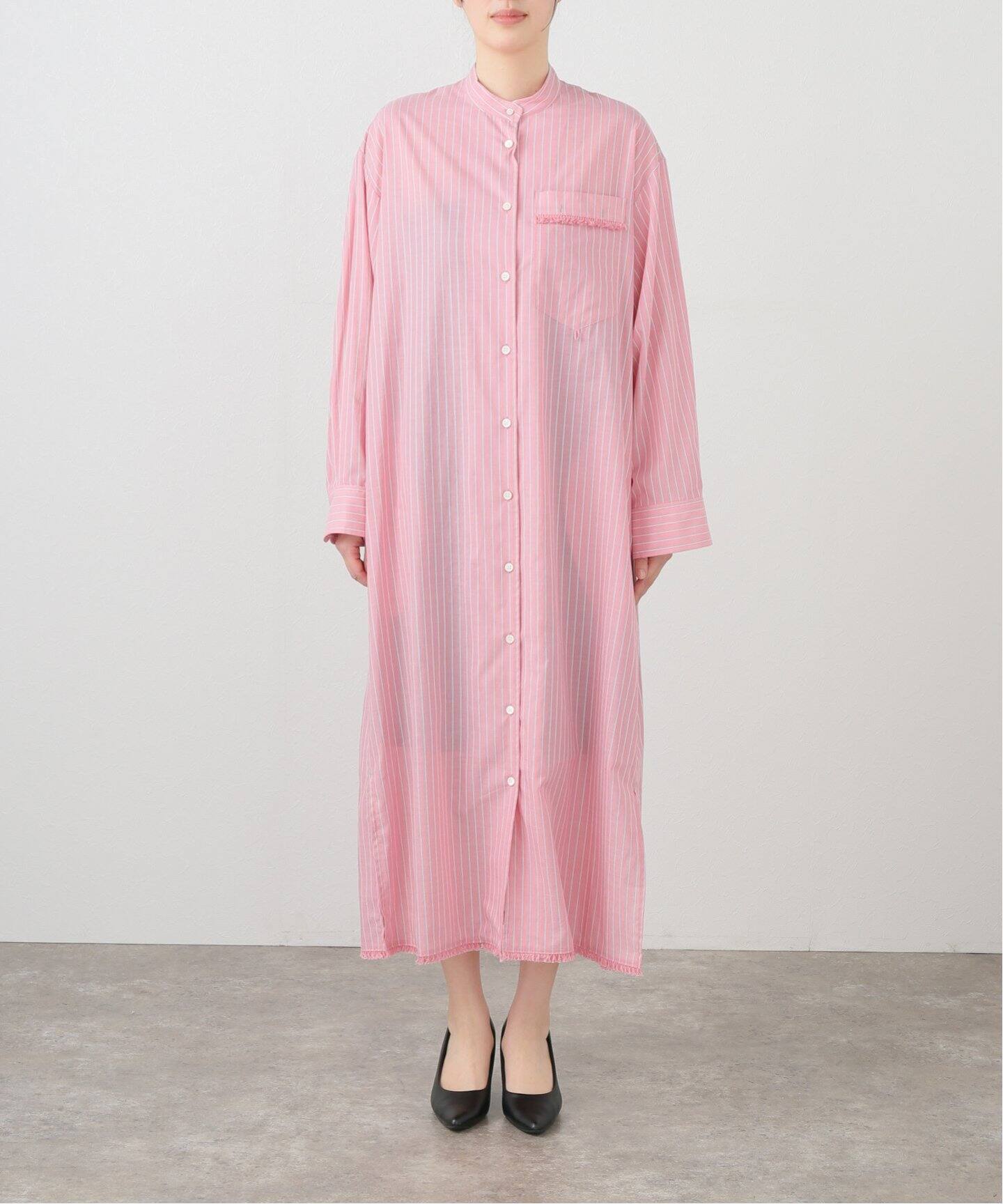 IENA LA BOUCLE ストライプシャツワンピース（ワンピース）｜IENA 
