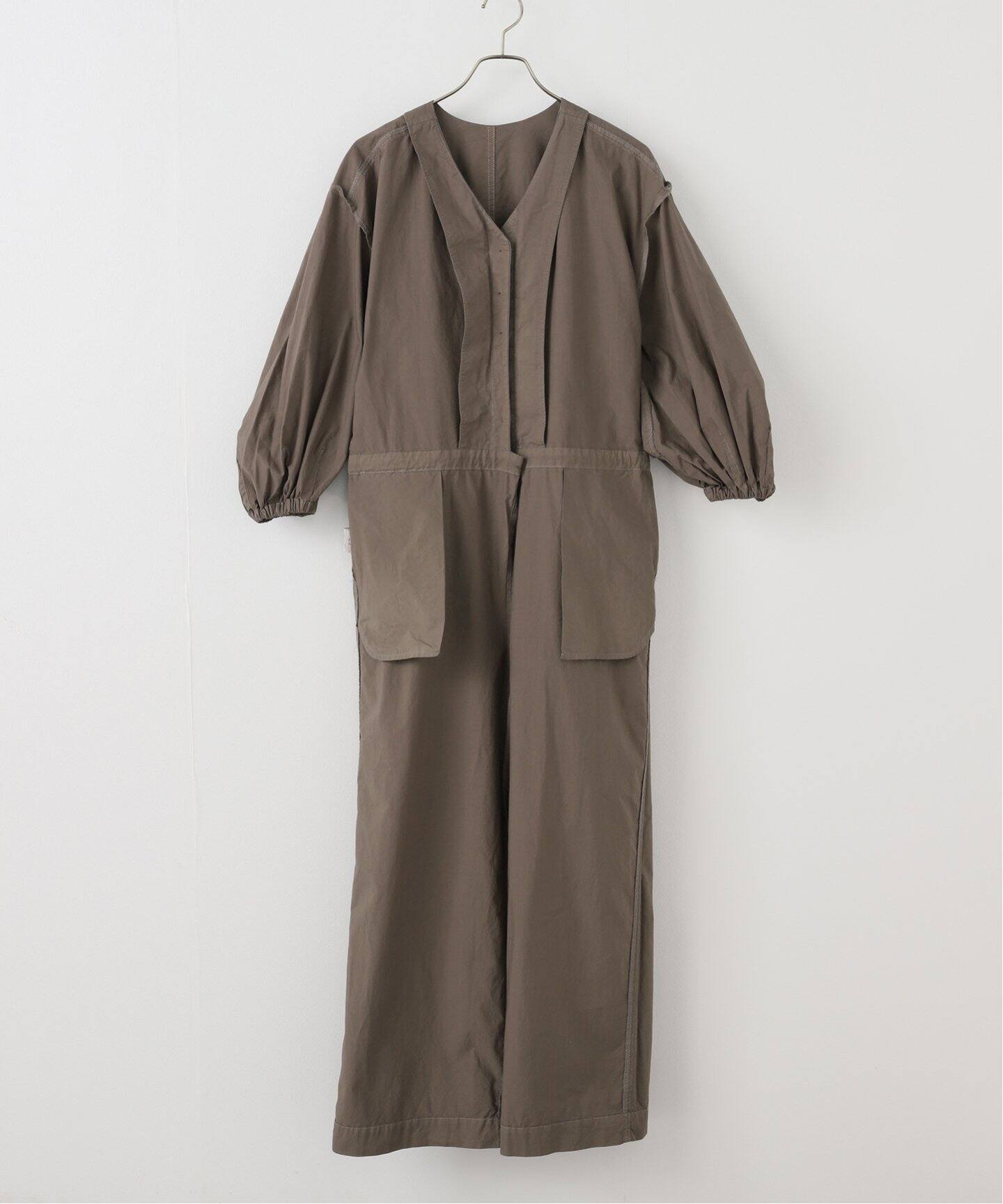 IENA LA BOUCLE ピースダイジャンプスーツ（つなぎ／オールインワン