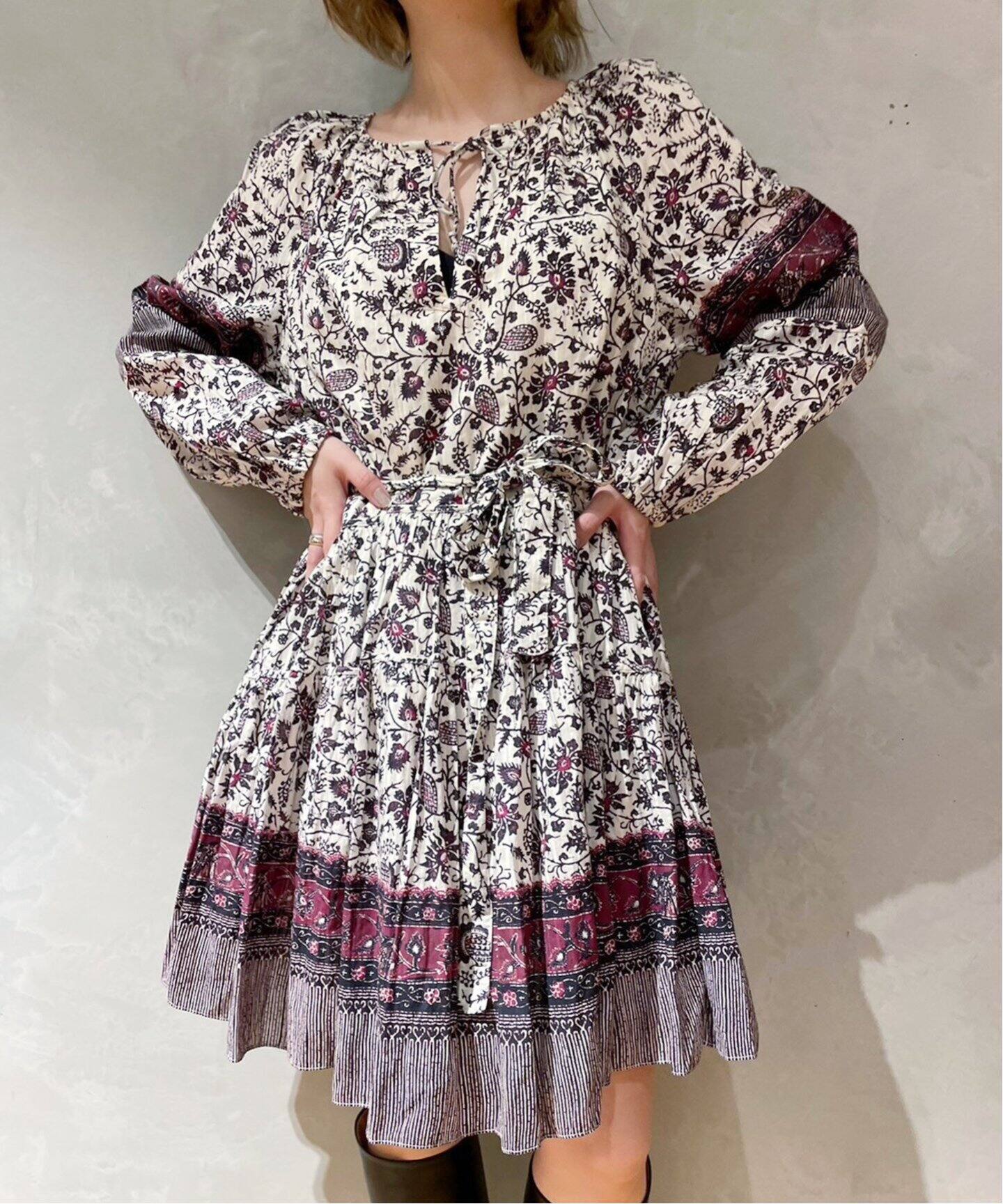 ULLA JOHNSON/ウラ ジョンソン Abri ドレス PS250142（ワンピース  