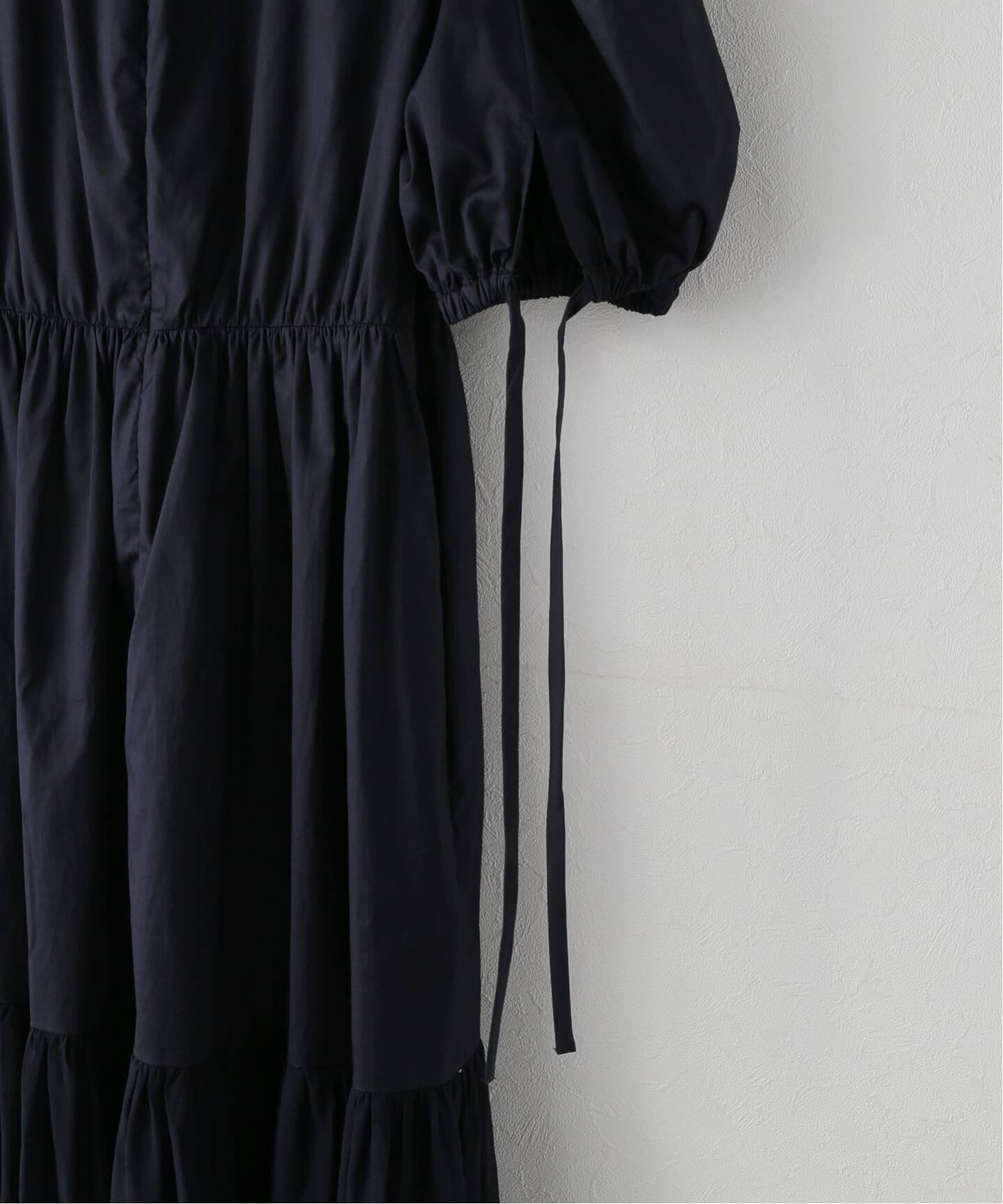 ULLA JOHNSON/ウラ ジョンソン collage short sleeve midi d PF250155 