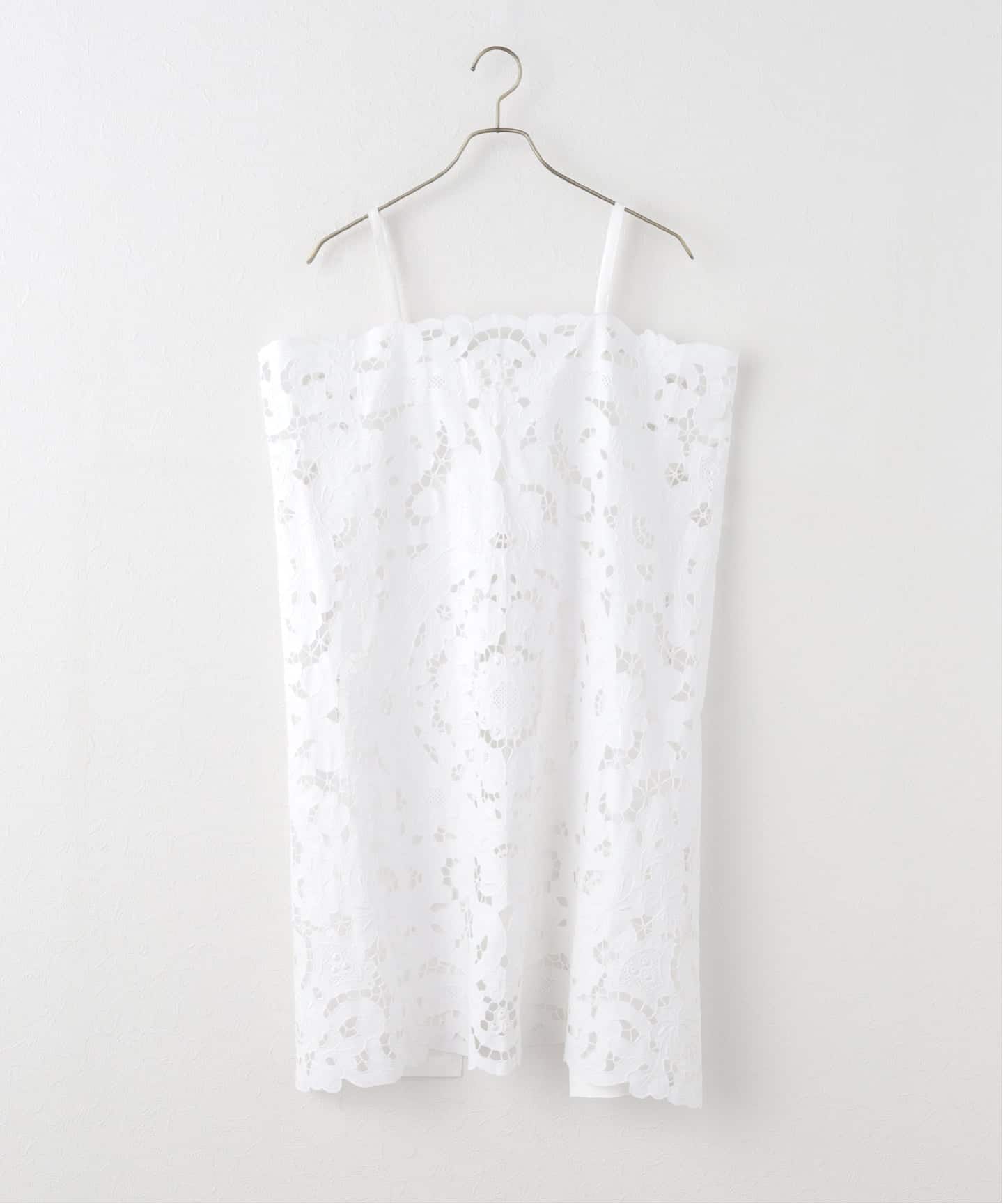 HERITER/エリテ cutwork parts tablecloth aprondr H0-00-7045