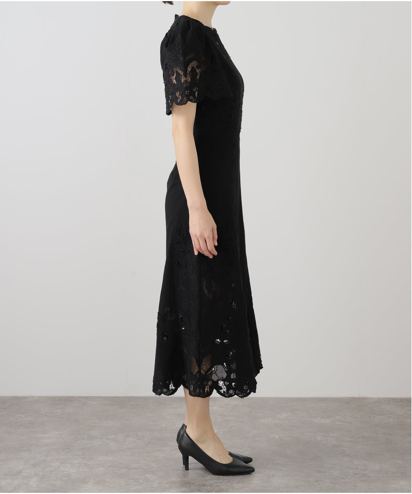 SEA NEW YORK/シー ニューヨーク PRE GIANNA LACE S/SLV MIDI RS25-031