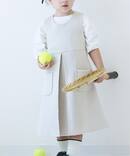 フロッキードットワンピース kids(100cm-150cm)