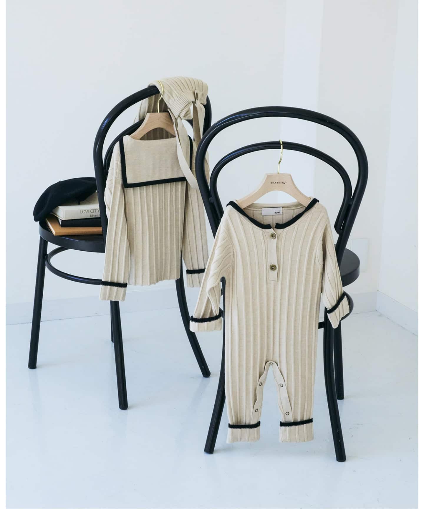 ＆PAL/アンドパル】別注セーラーニットロンパース baby(80cm-90cm