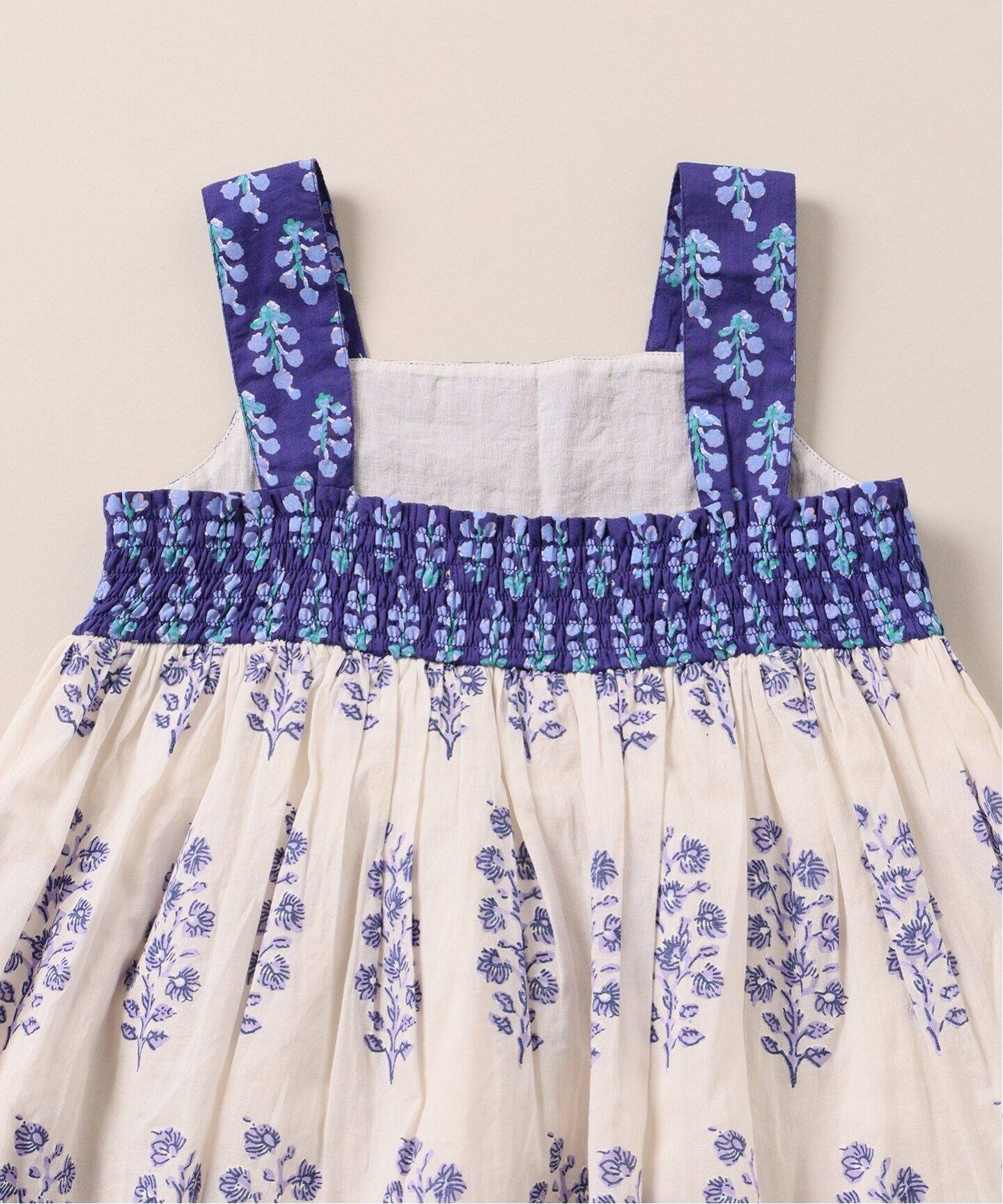 【美品】ヌキテパ　キッズ　ワンピース ne Quittez pas/ヌキテパ flower kids dress 010541ZE3-KIDS