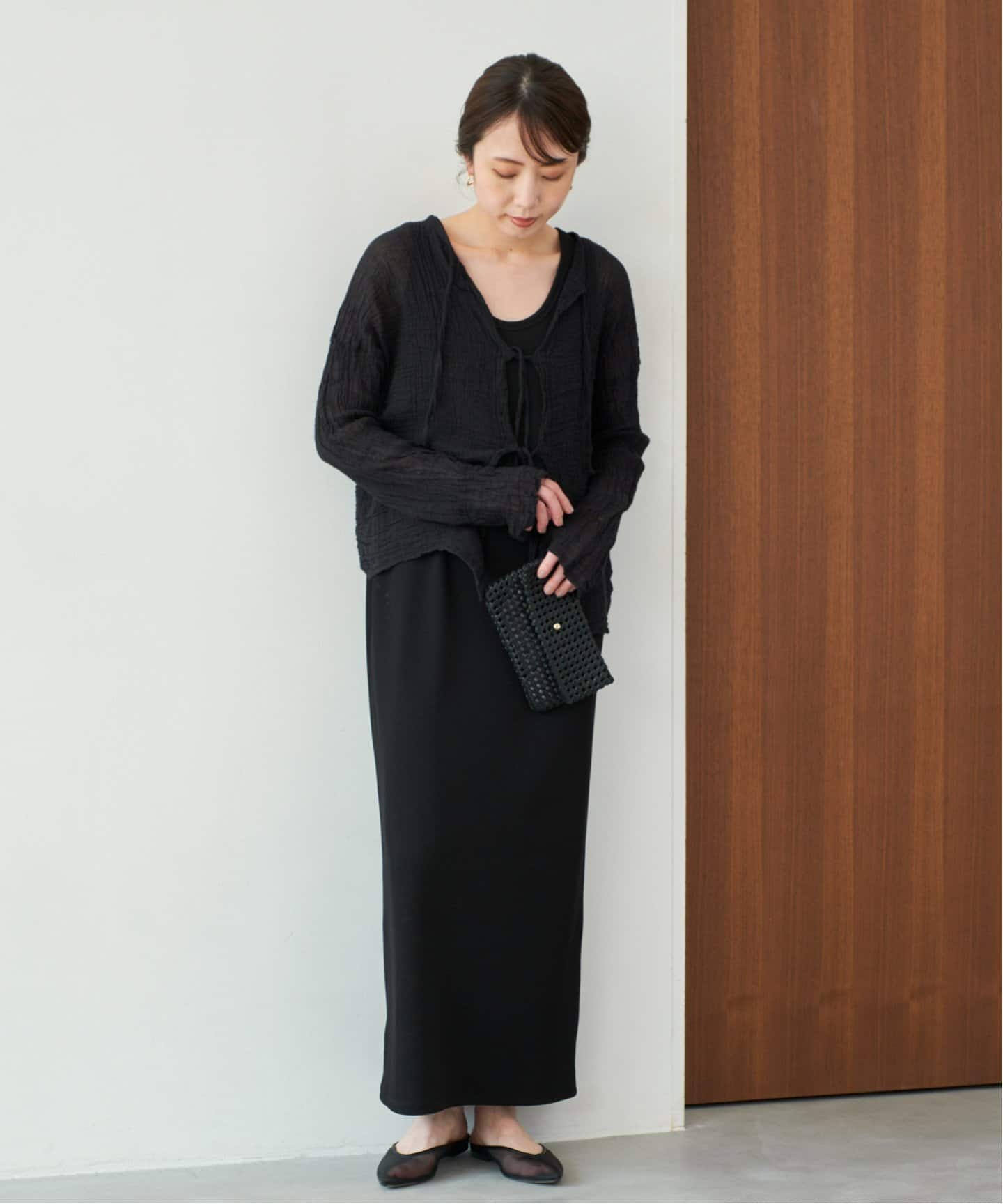 plage リブタンクワンピース　ブラック　38 Plage - セール 翌日発送 今季新品 Plage リブタンクワンピース