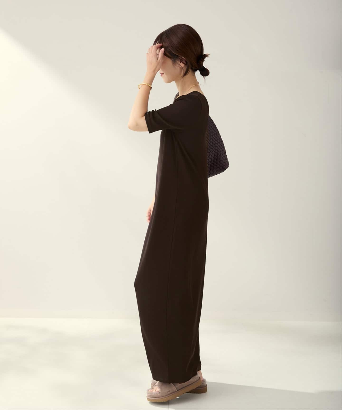 プラージュ　Rib ハーフスリーブ ワンピース プラージュ Plage 《追加予約》Rib ハーフスリーブ ワンピース 4