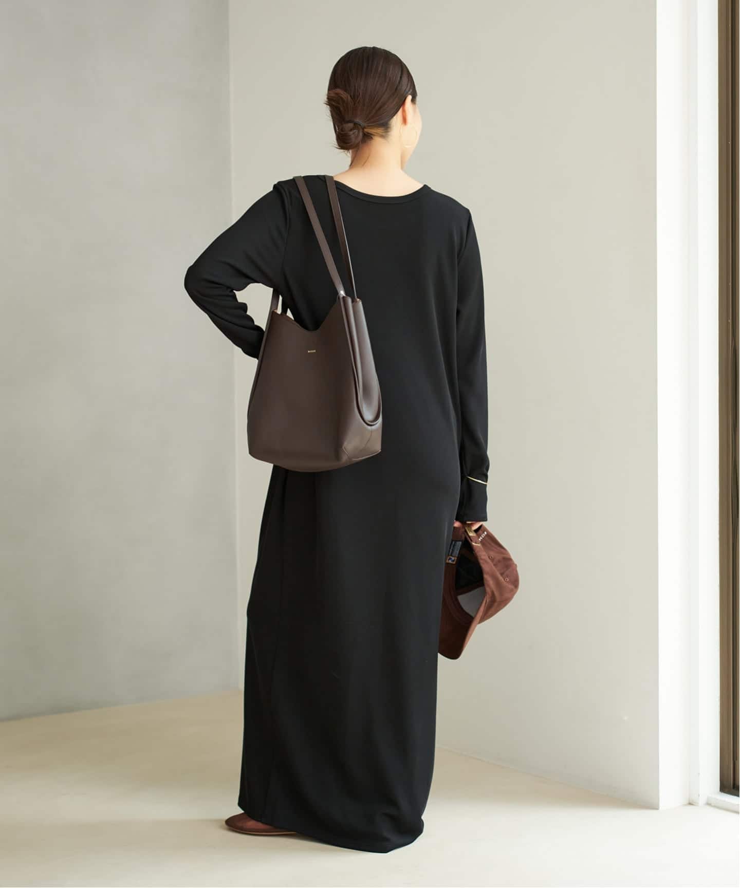 Plage Rib ロングスリーブワンピース WEB限定追加》Rib ハーフスリーブ ワンピース 2（ワンピース