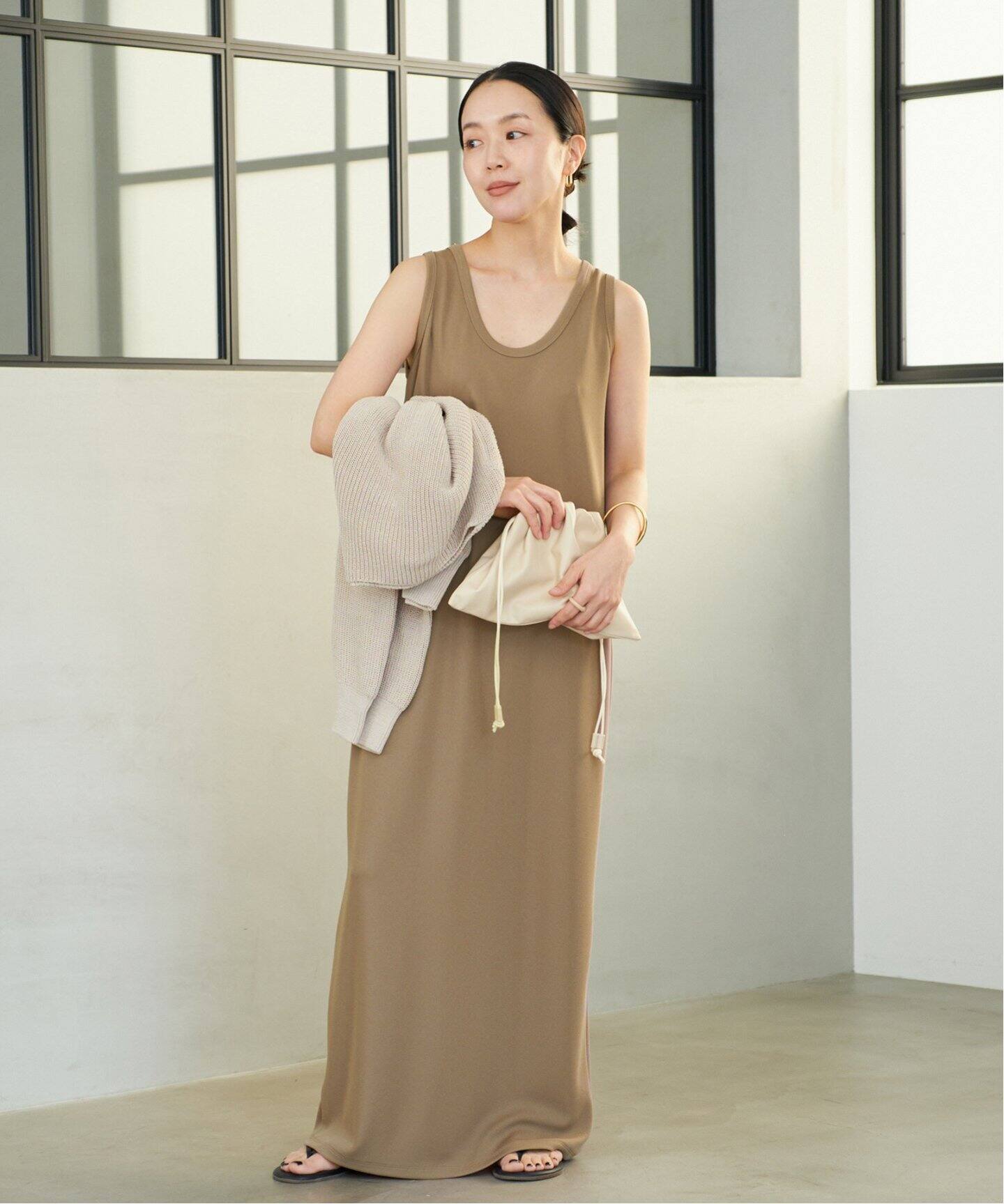 Plage】rustic flower ギャザーワンピース （Plage推しの春夏の  